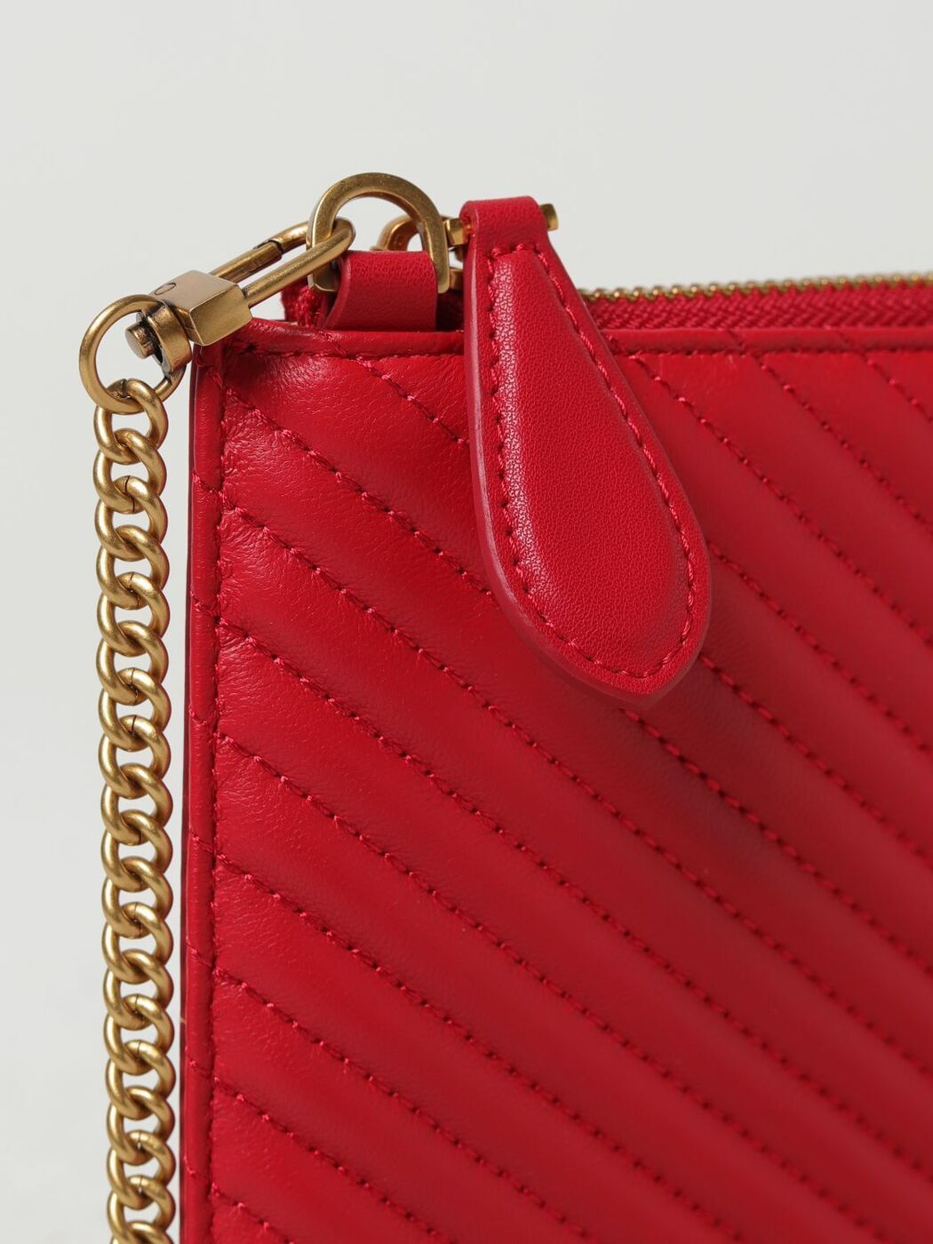 Pinko o1s22i1n0824 Size: OS / Classic Flat Crossbody Bag in Red Size ONE SIZE - 3 Thumbnail