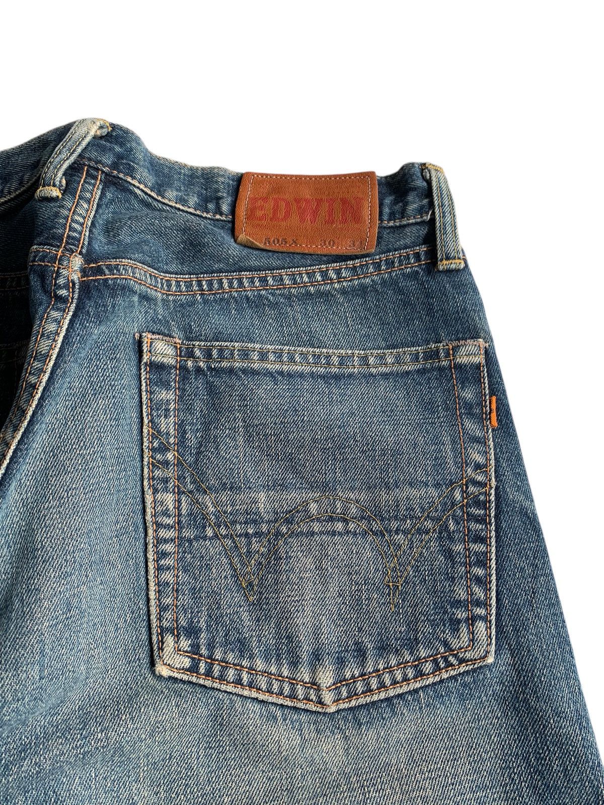 Japanese Brand × Kapital × Vintage Vintage Edwin 505X Mudwash Selvedge Distressed Denim Size US 29 - 8 Thumbnail