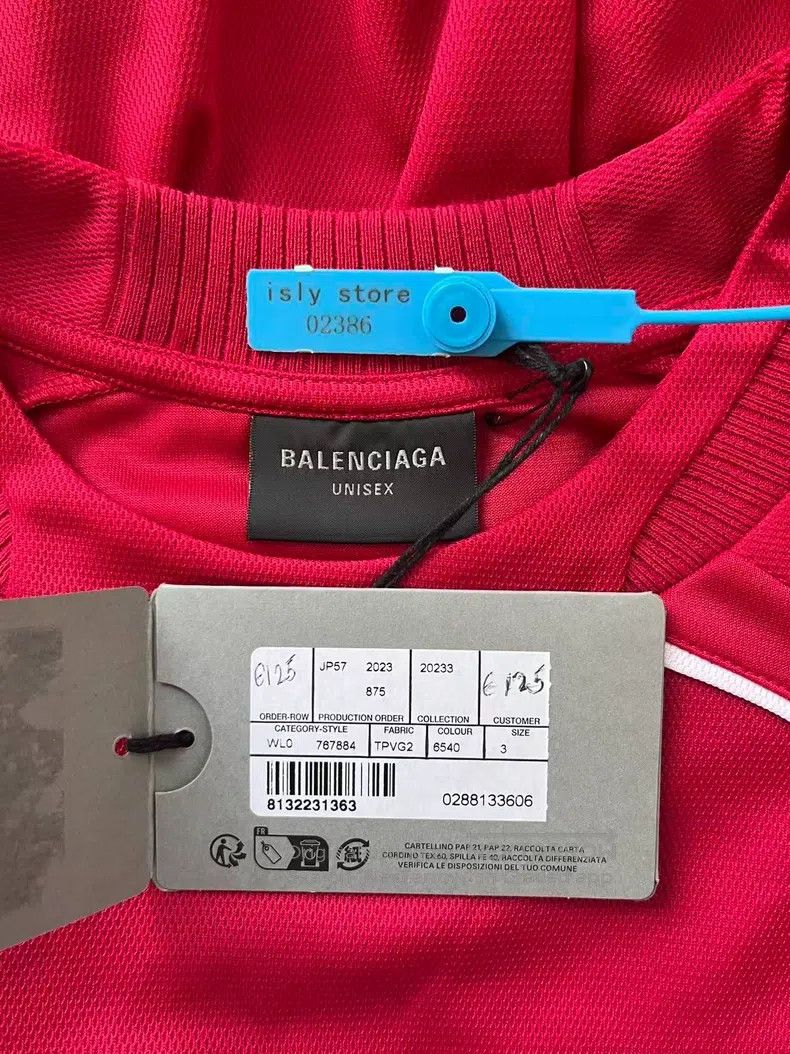 Balenciaga Balenciaga Letter Printed Round Neck Short Sleeve T-Shirt Size US S / EU 44-46 / 1 - 5 Thumbnail