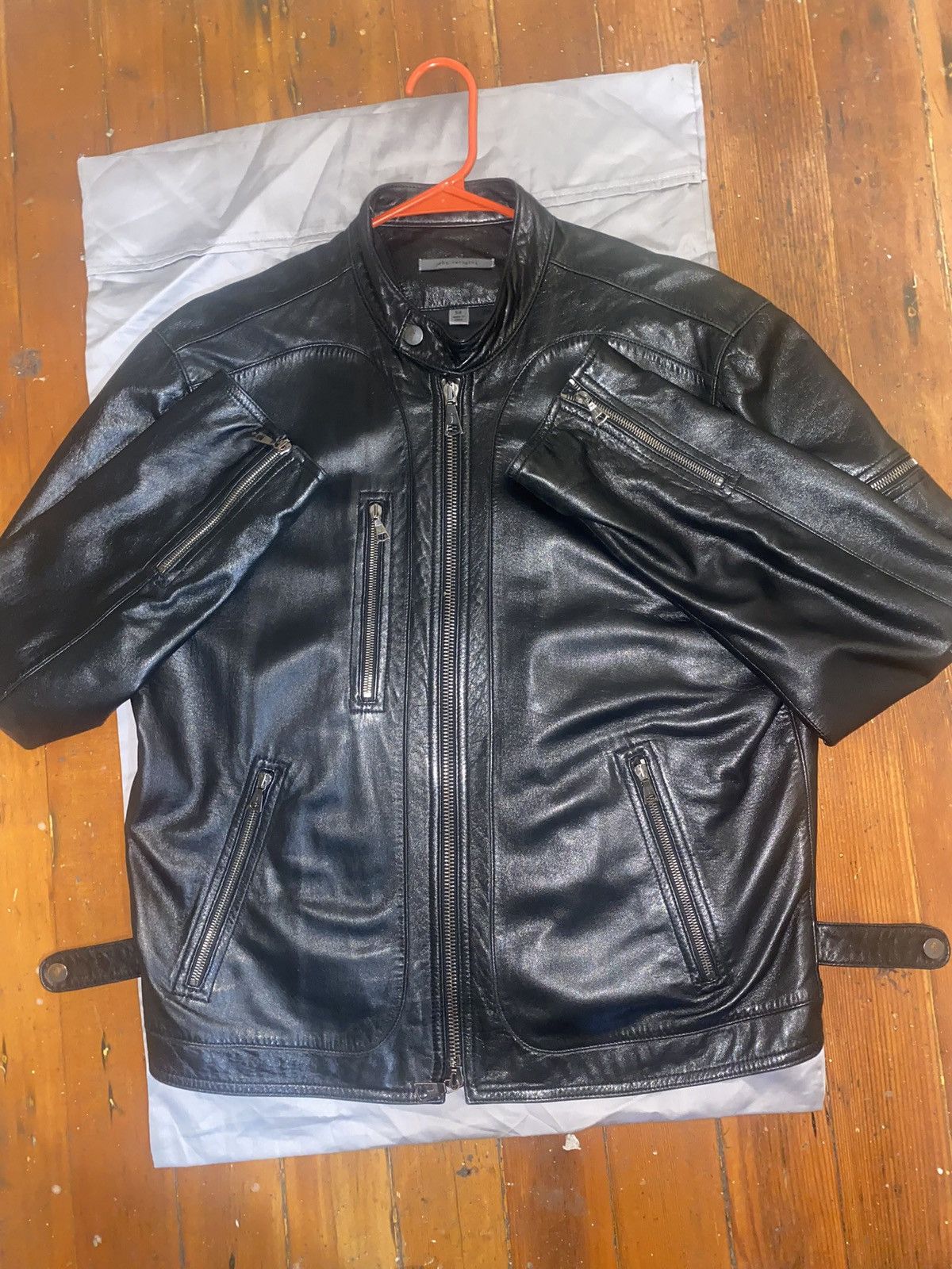 John Varvatos John Varvatos 2k Rock Star Black Leather Jacket Size US L / EU 52-54 / 3 - 7 Thumbnail