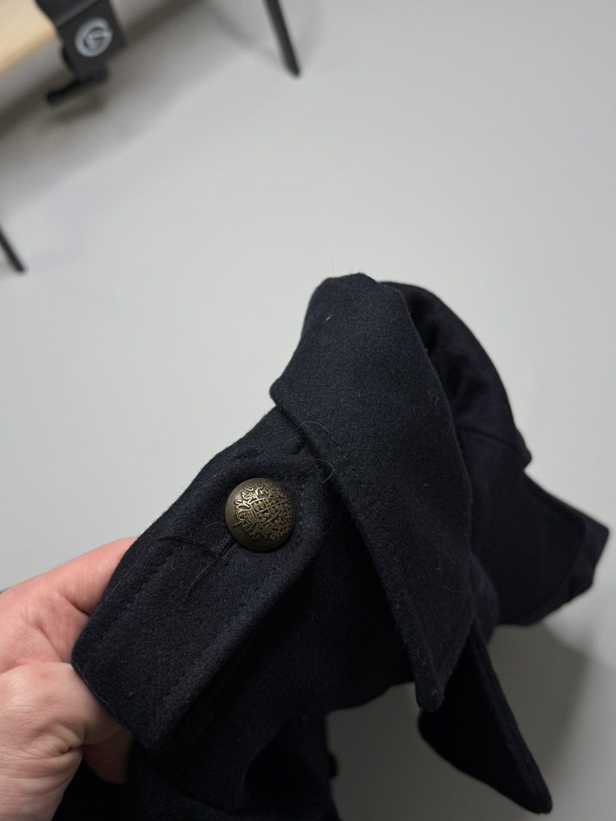 Vintage Vintage 50% wool avant garde coat if6was9 lgb swag y2k 00s Size S / US 4 / IT 40 - 6 Thumbnail