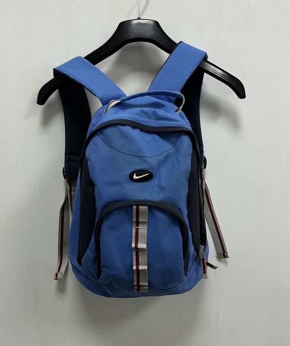 Nike Vintage Nike Center Swoosh Multipocket Backpack Japan Y2k