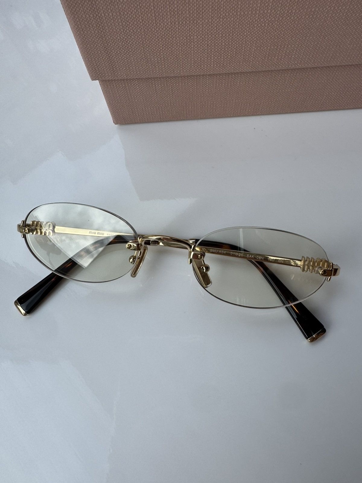 Miu Miu NEW Miu Miu sunglasses MU A54S 5AK08N Size ONE SIZE - 5 Thumbnail