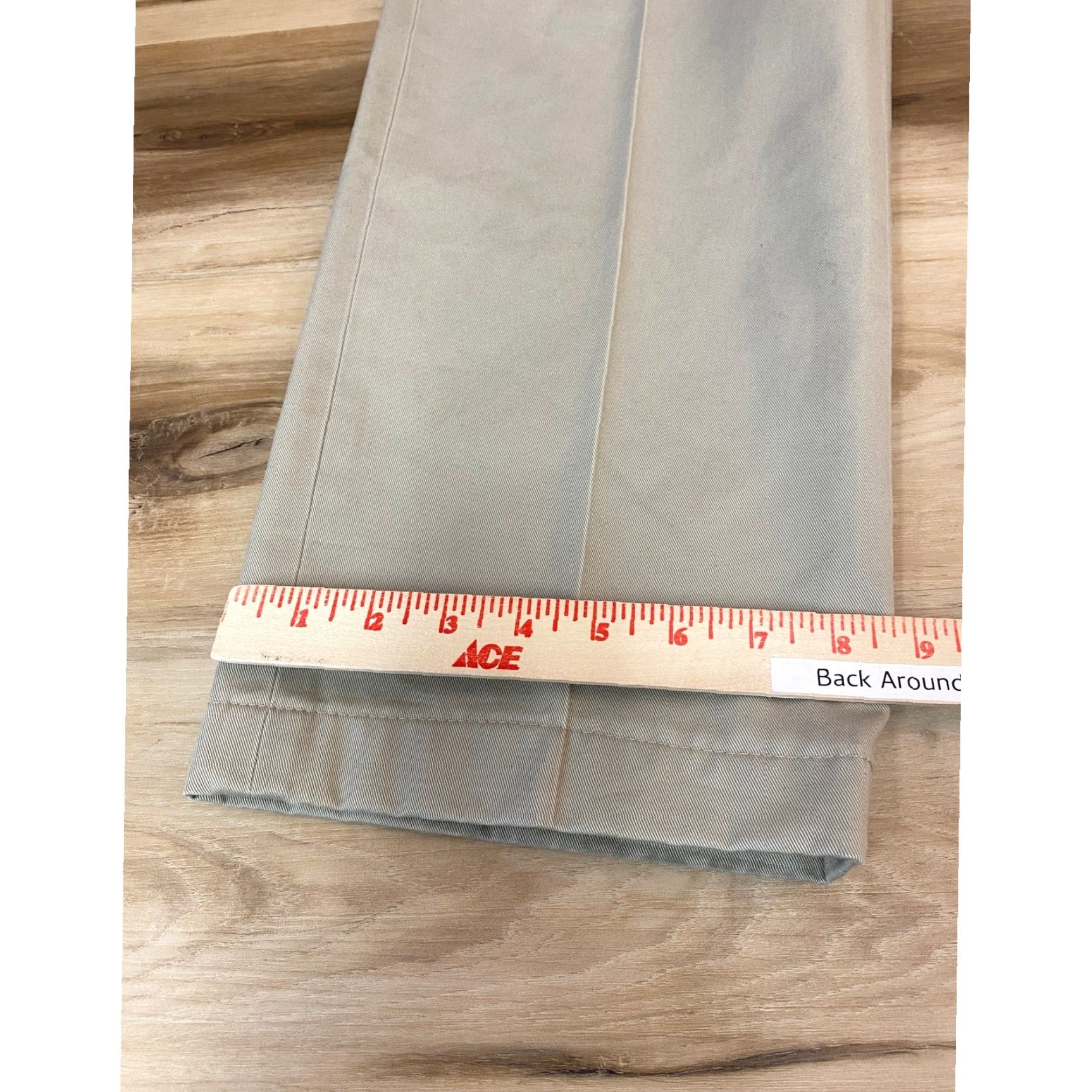 Brooks Brothers Brooks Brothers Advantage Chino Hudson Pants Mens 36x32 Khaki Flat Front Cotton Classic Fit Size US 36 / EU 52 - 2 Thumbnail