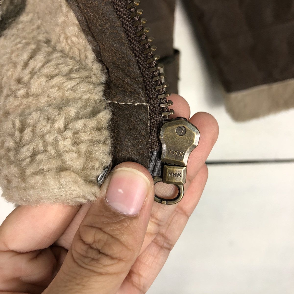 Japanese Brand 📌Vintage Leather Jacket Baffy Shearling Blanket B3 Design Size US M / EU 48-50 / 2 - 19 Thumbnail
