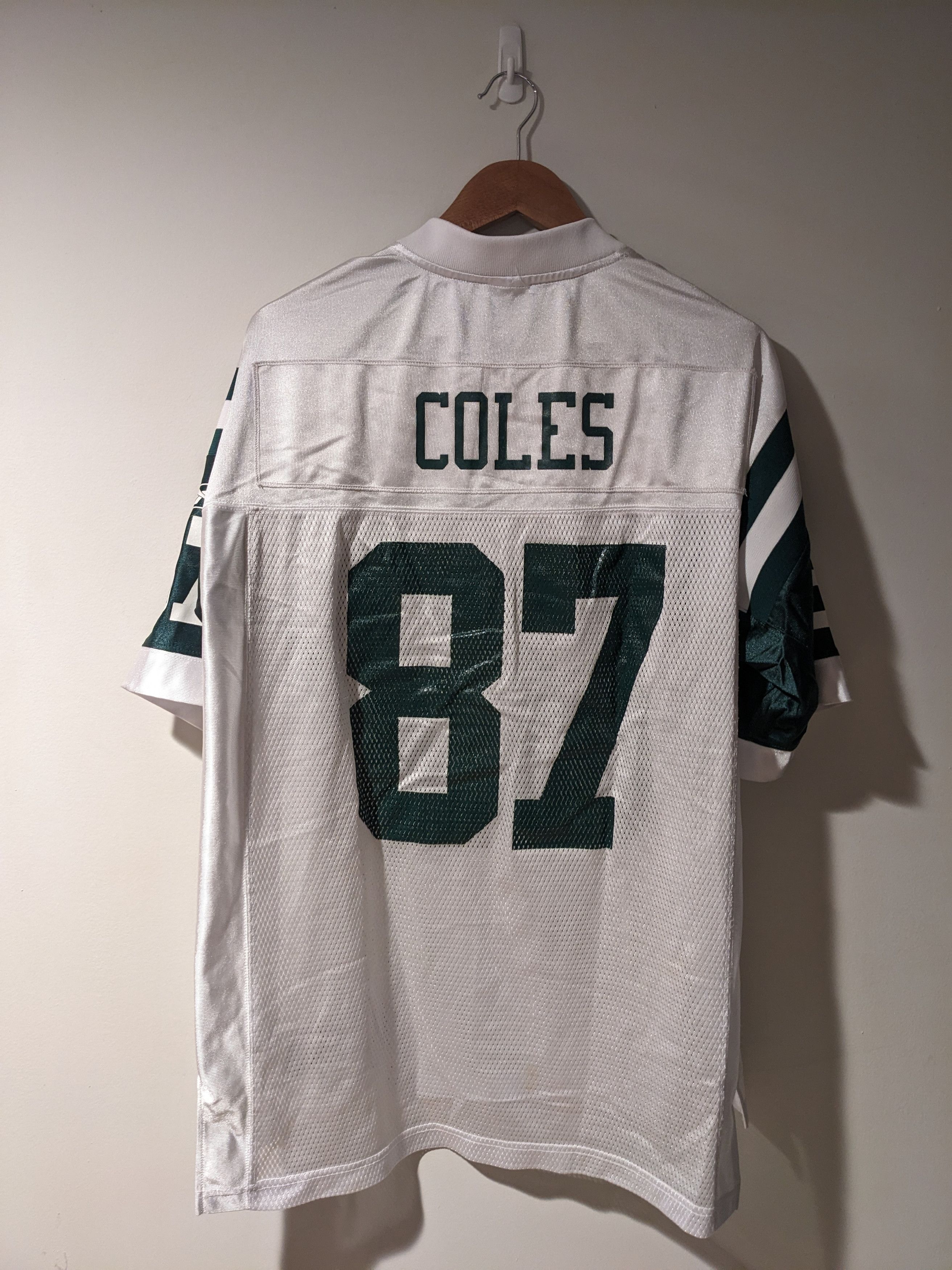 NFL Vintage Y2K New York Jets NFL Football White Medium Jersey Size US M / EU 48-50 / 2 - 9 Thumbnail