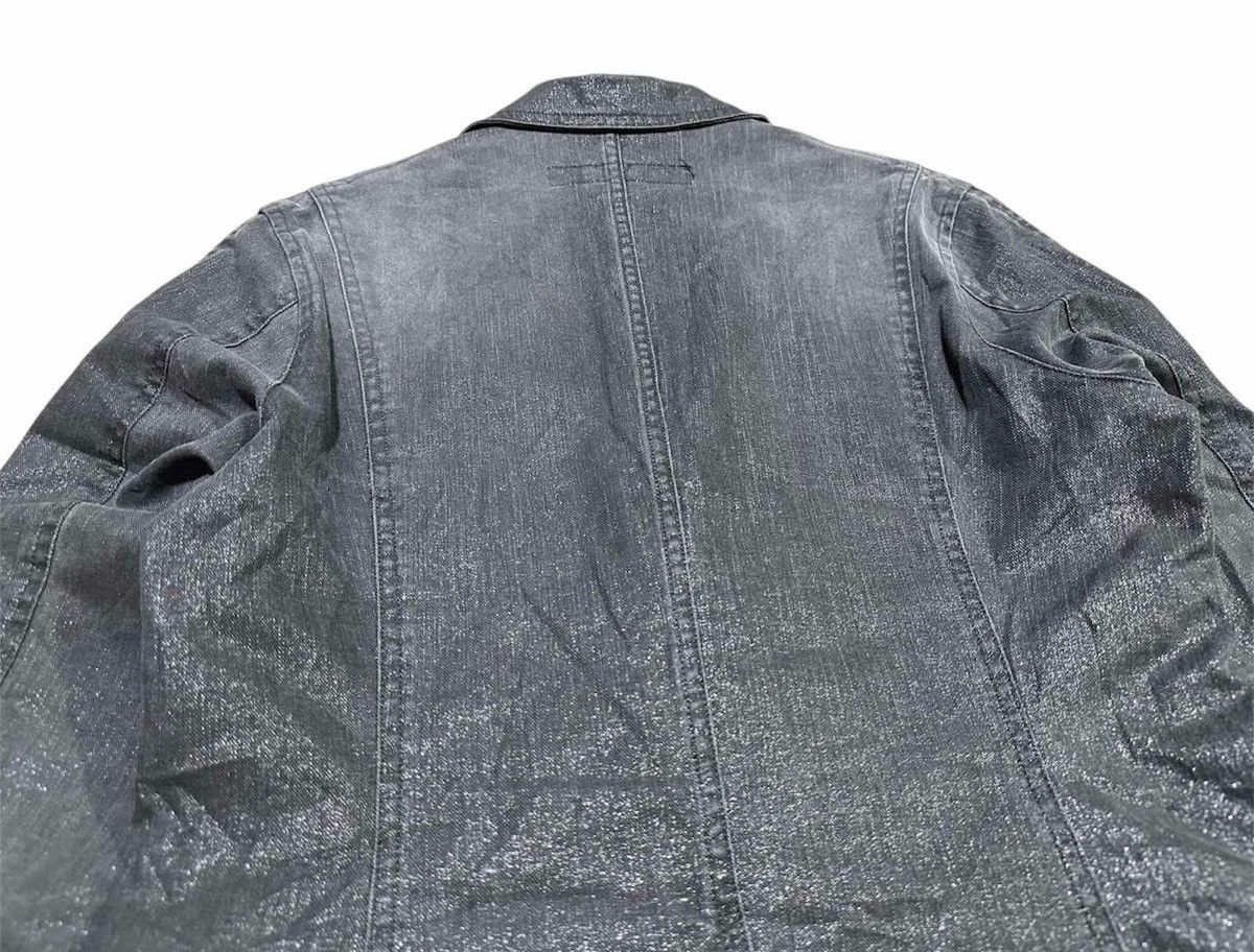 Schlussel 🔥Y2K Archived Schlussel Waxed Jacket Blazer Size US M / EU 48-50 / 2 - 11 Thumbnail