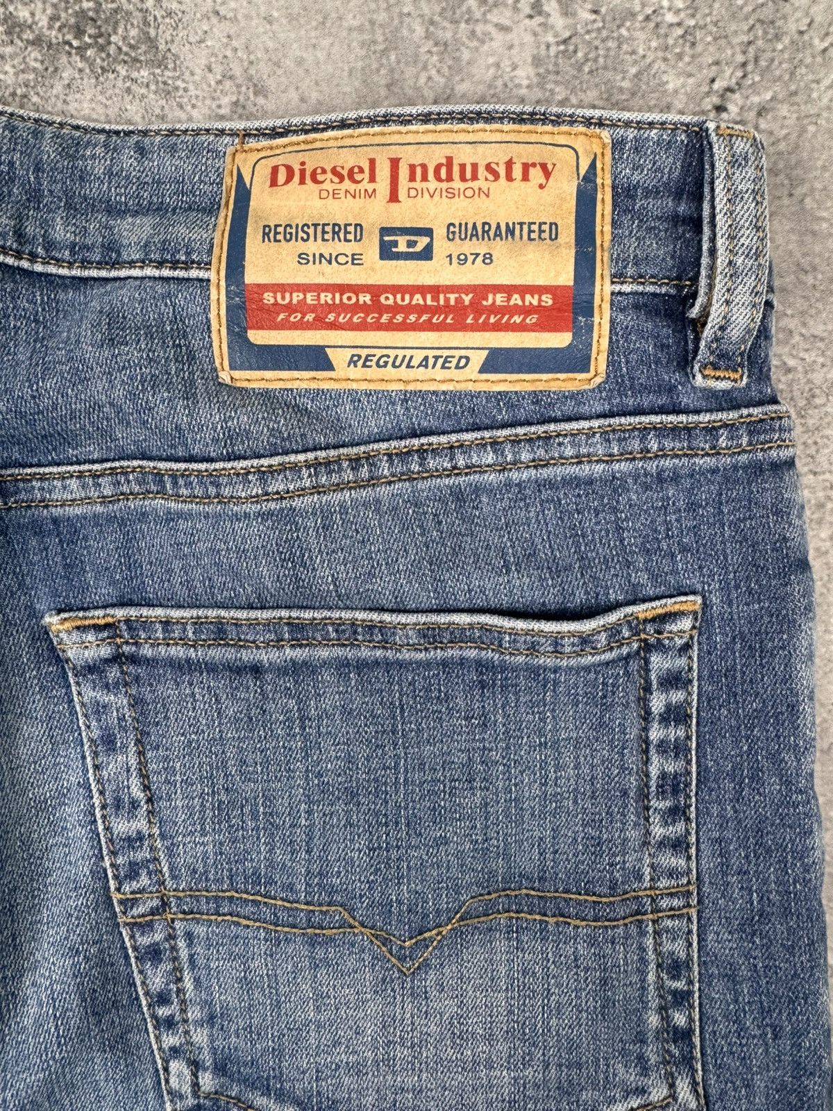 Diesel Diesel Men Cotton Elastane Jeans Denim Pants Blue Size30 Size US 30 / EU 46 - 3 Thumbnail