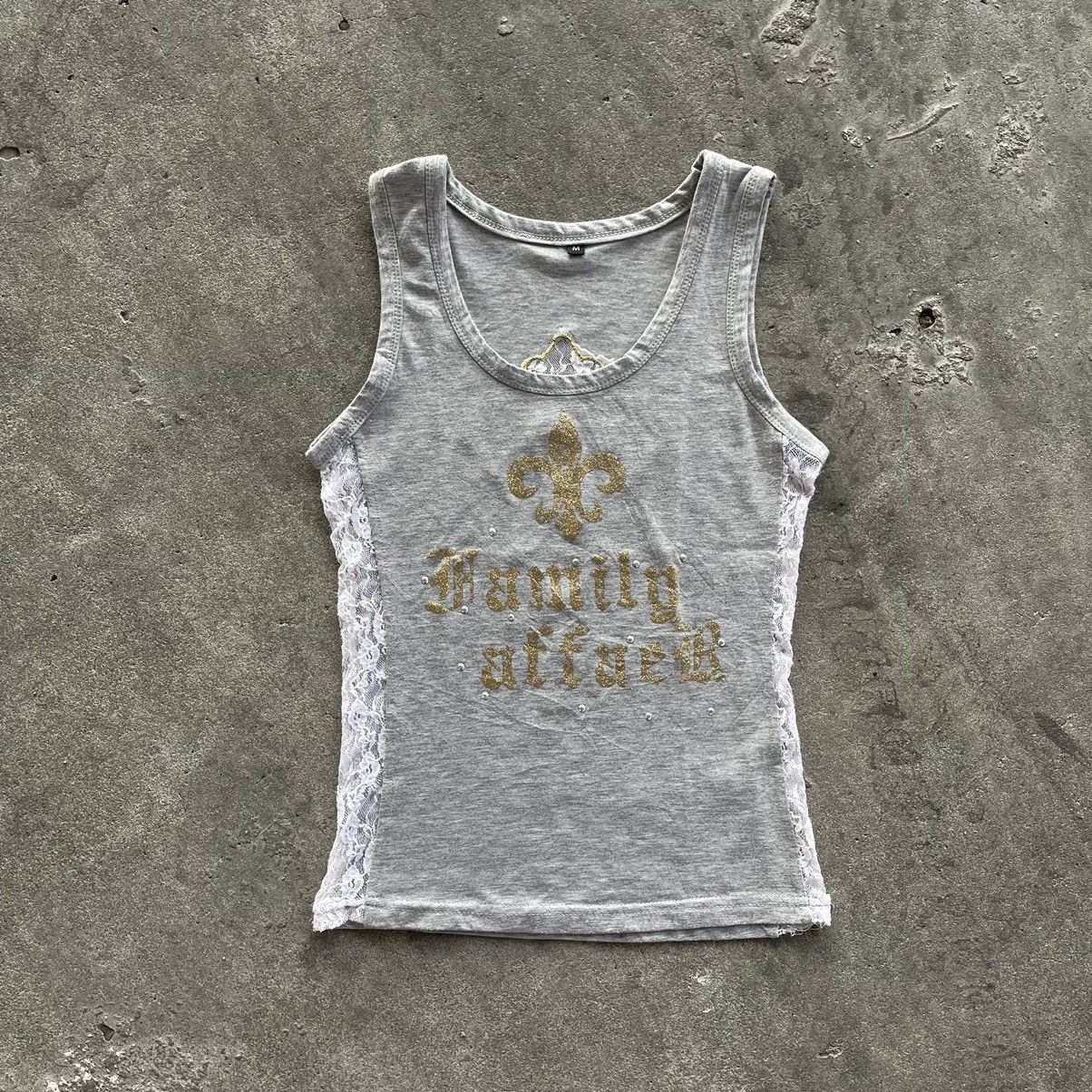 If Six Was Nine Cross Tanktops Y2k ifsixwasnyne styled Size M / US 6-8 / IT 42-44 - 2 Thumbnail