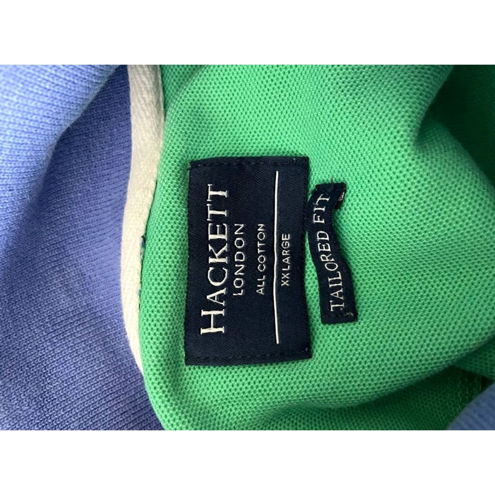 Hackett Hackett London Polo Shirt Mens Size 2XL Blue Cotton Short Sleeve Tailored Fit Golf Size US XXL / EU 58 / 5 - 5 Thumbnail
