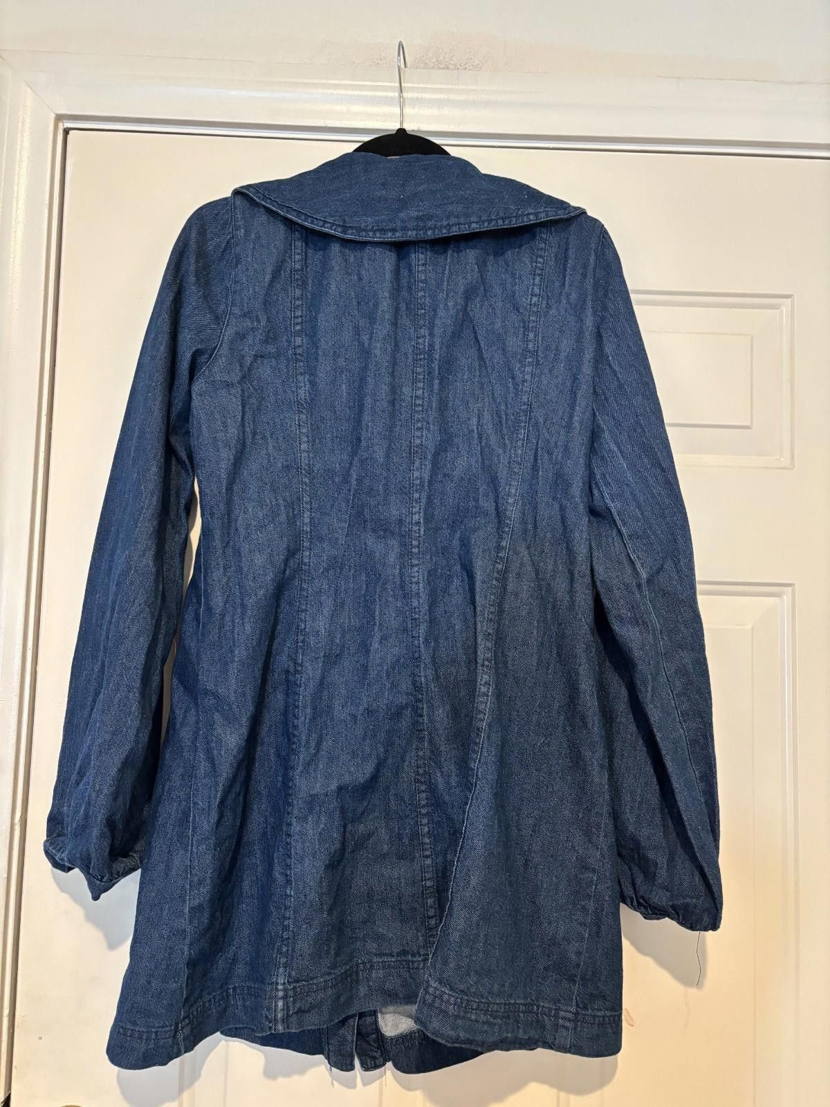 Zara Women's sz XL Zara jean dress #596 new with tags Size XL / US 12-14 / IT 48-50 - 2 Thumbnail