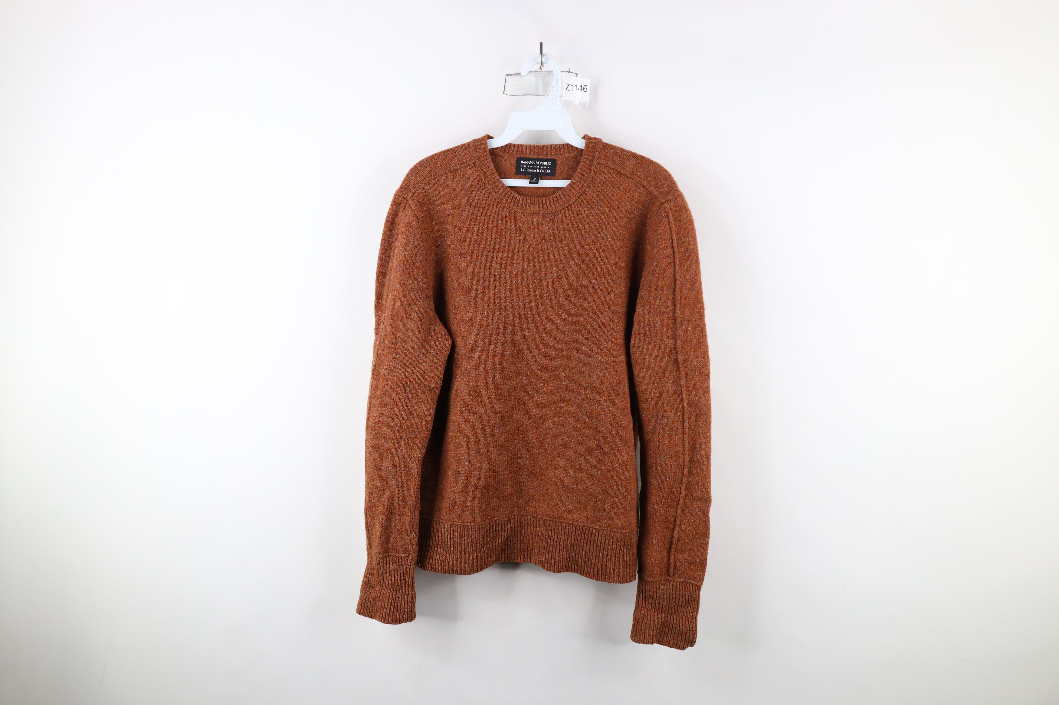 Banana Republic × Vintage Banana Republic Wool JC Rennie Co Knit Sweater Brown Size US M / EU 48-50 / 2 - 1 Thumbnail