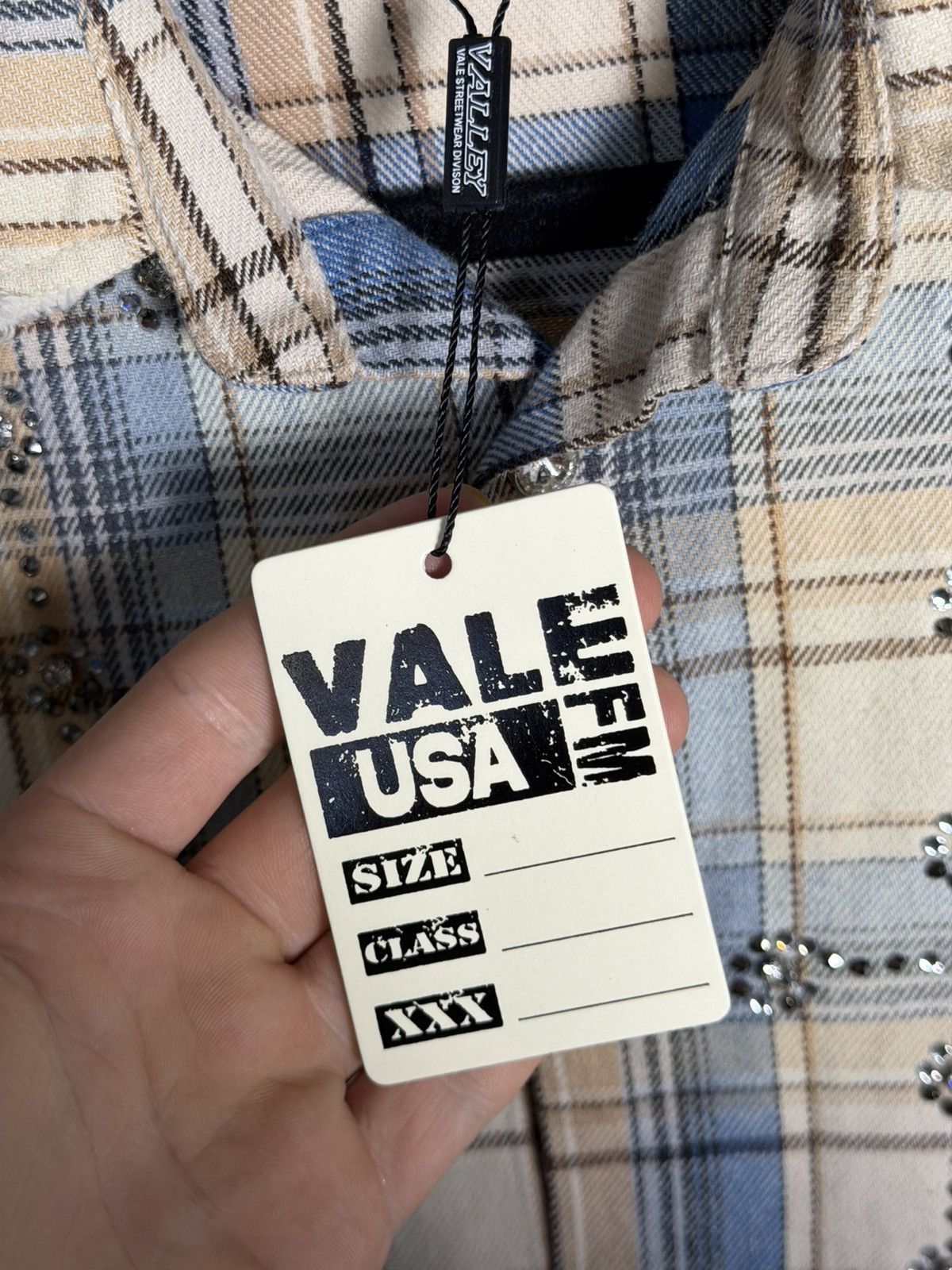Vale Vale Forever Skyfall Flannel 'Cream/Blue’ Size US M / EU 48-50 / 2 - 3 Thumbnail