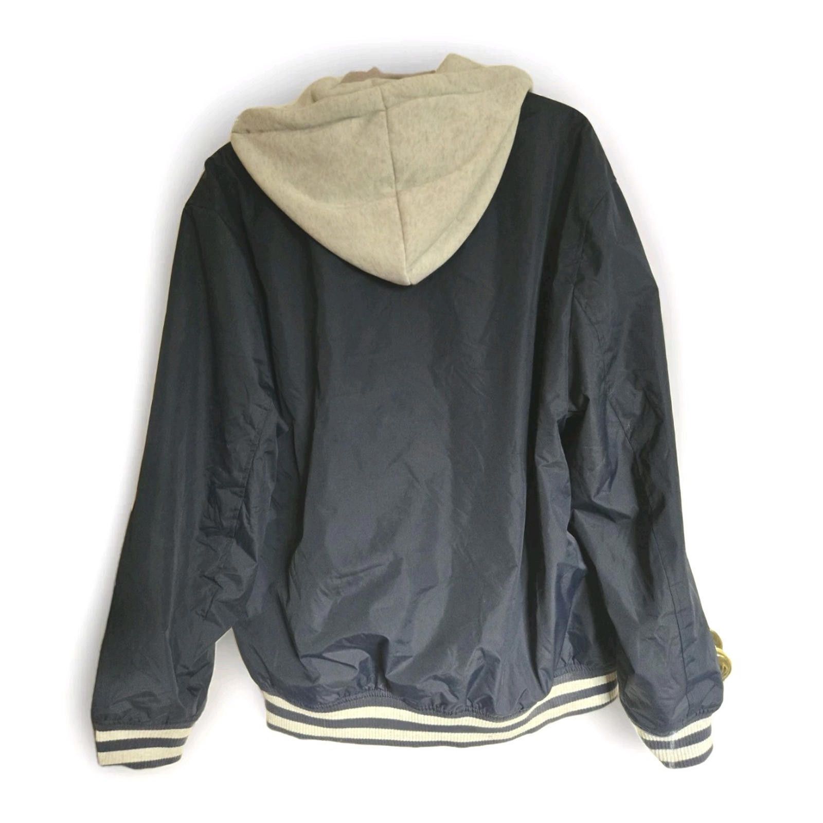 Other CLSC Life Streetwear Jacket Coat Navy Blue Gray Letterman Size US XL / EU 56 / 4 - 2 Thumbnail