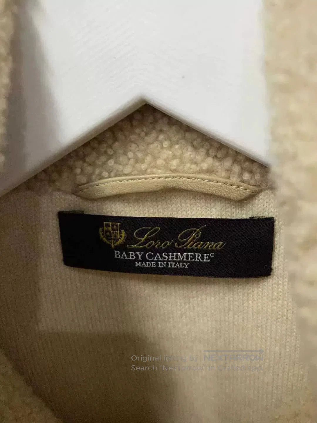 Loro Piana Loro Piana Beige Cashmere Zipper Jacket. Size M / US 6-8 / IT 42-44 - 6 Thumbnail