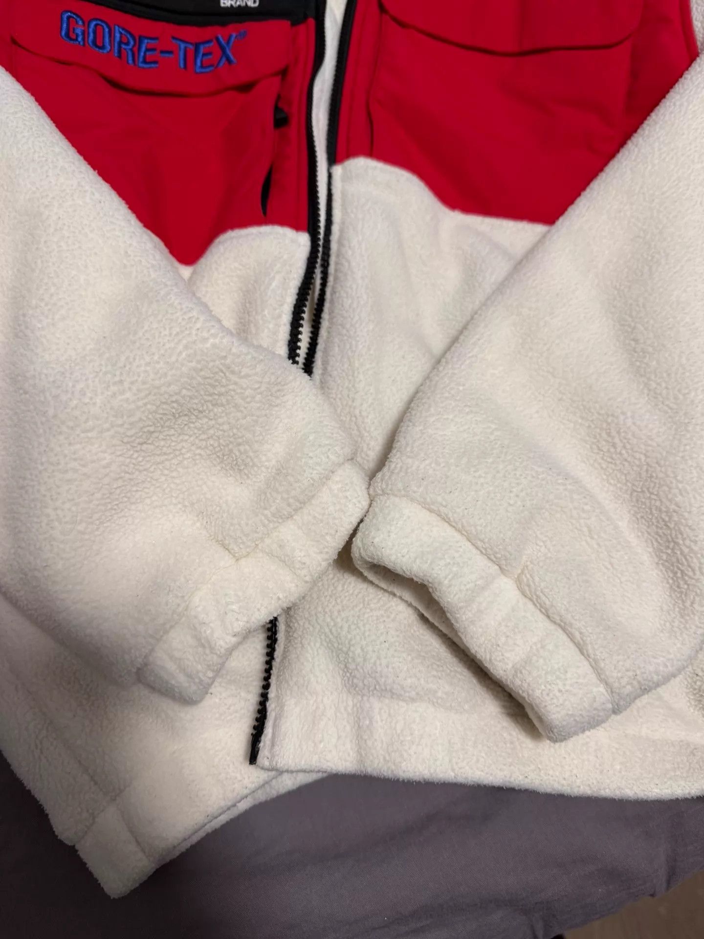 The North Face TNF Expedition Fleece Jacket White M Size US M / EU 48-50 / 2 - 8 Thumbnail