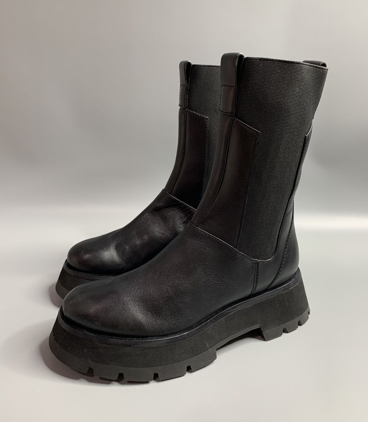 3.1 Phillip Lim 3.1 Phillip Lim Kate Slug Sole Combat Boots Size US 8 / IT 38 - 2 Thumbnail