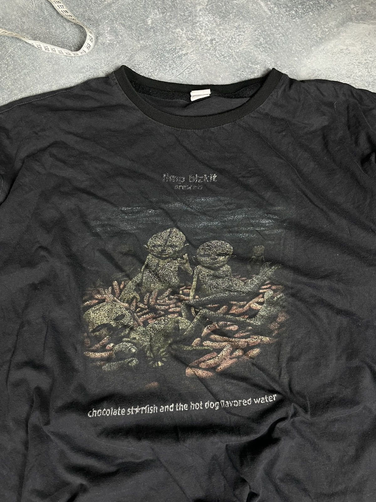 Band Tees Vintage Limp Bizkit chocolate starfish tee t-shirt Size US L / EU 52-54 / 3 - 3 Thumbnail