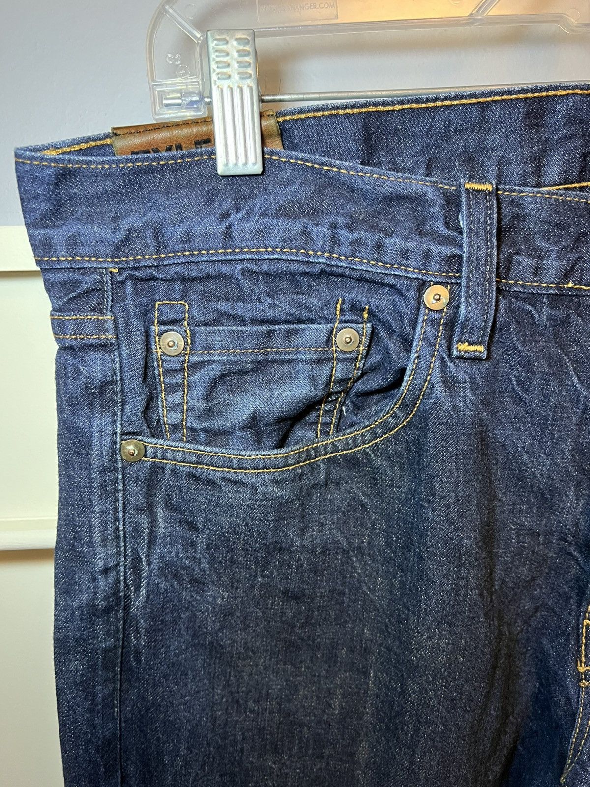 J Brand Vintage J. Brand raw blue selvedge denim slim skinny jeans Size US 34 / EU 50 - 15 Thumbnail