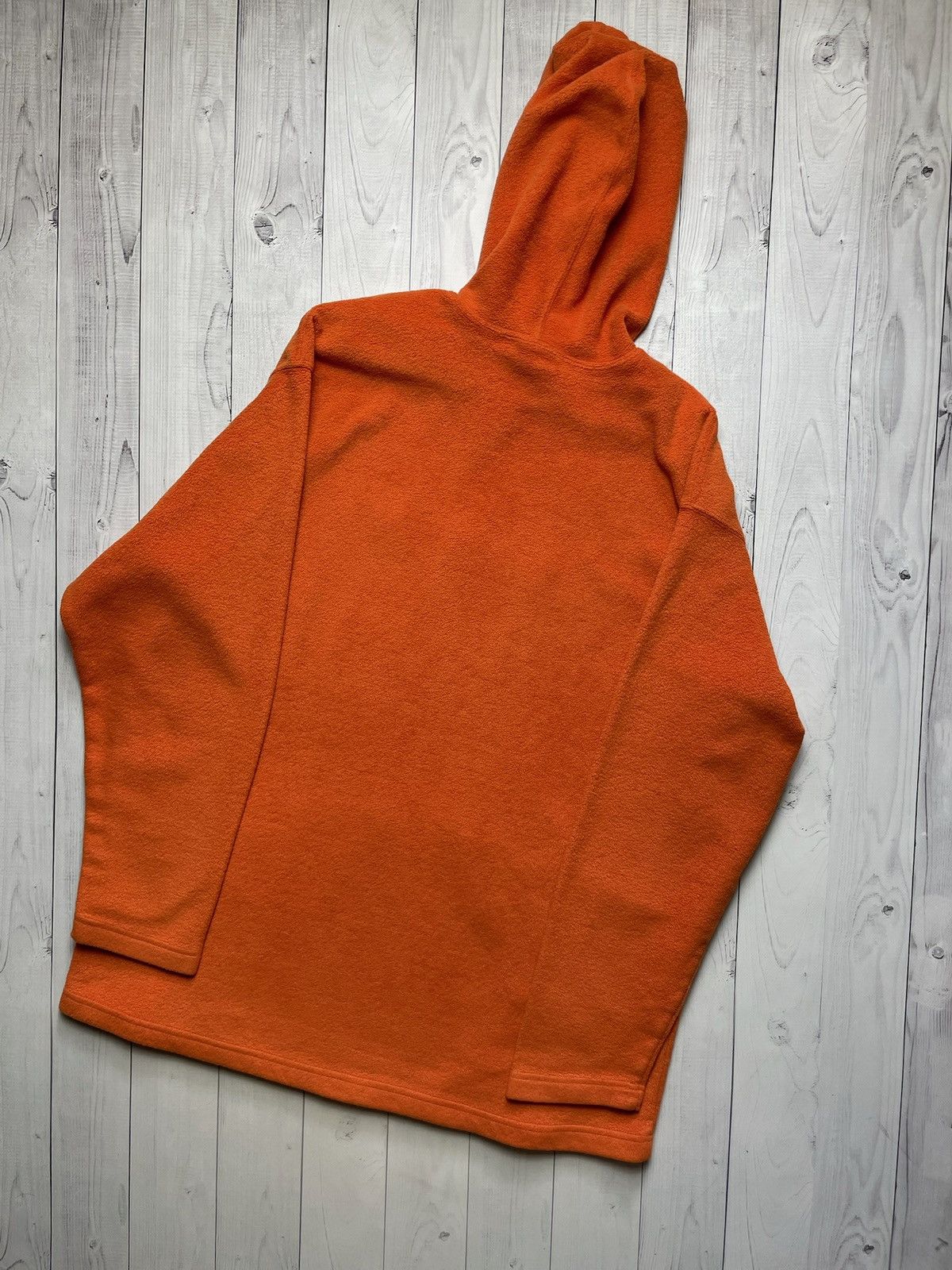Vintage Vintage Nike Orange fleece hoodie size XL very rare Size US XL / EU 56 / 4 - 7 Thumbnail