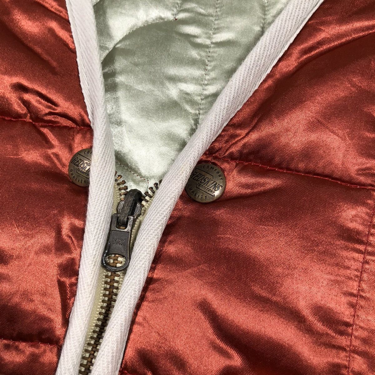 NFL Vintage R.D.S Red skins Acetate Quilted Padded Vest Size US M / EU 48-50 / 2 - 10 Thumbnail