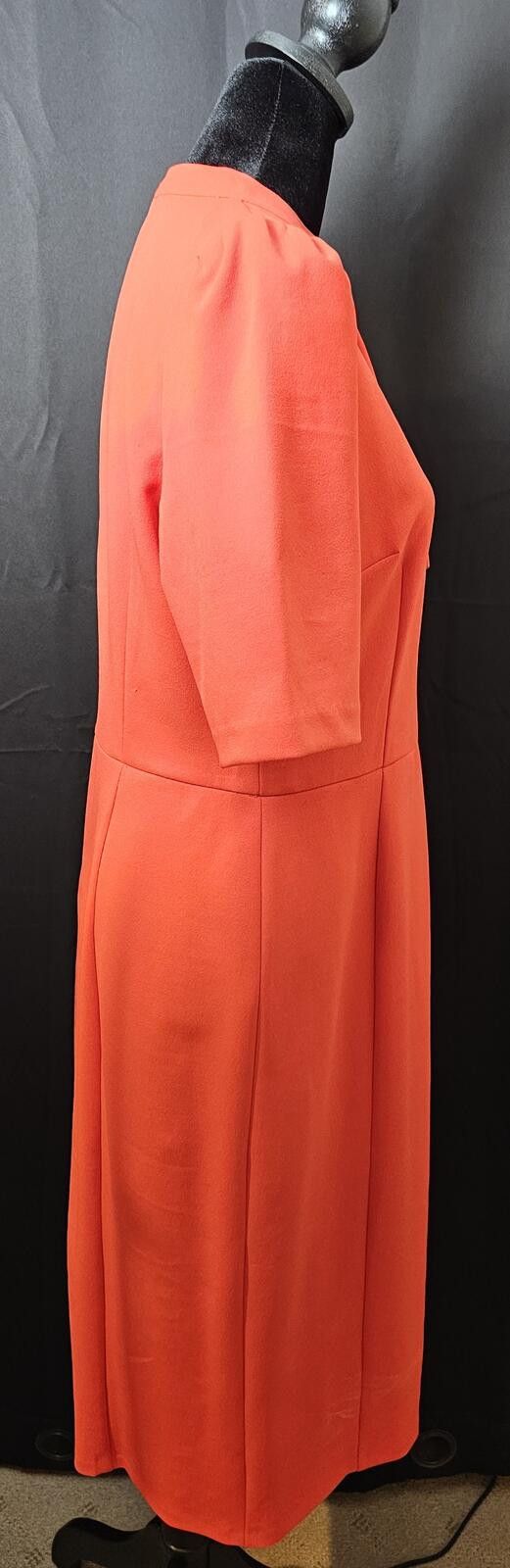 Other NWT Donna Morgan Dress Red Womens Size 12 Neck Tie Detail Size XL / US 12-14 / IT 48-50 - 5 Thumbnail