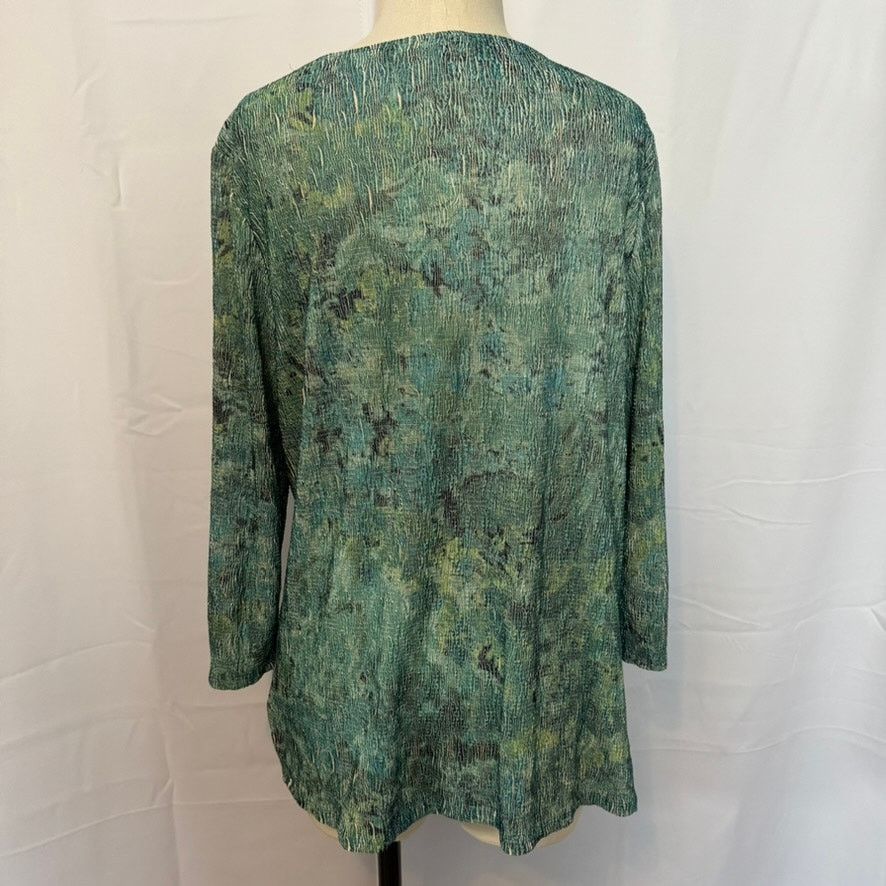 Coldwater Creek Coldwater Creek Blouse Top Boho 3/4 Sleeve Womens Size Large Size L / US 10 / IT 46 - 2 Thumbnail