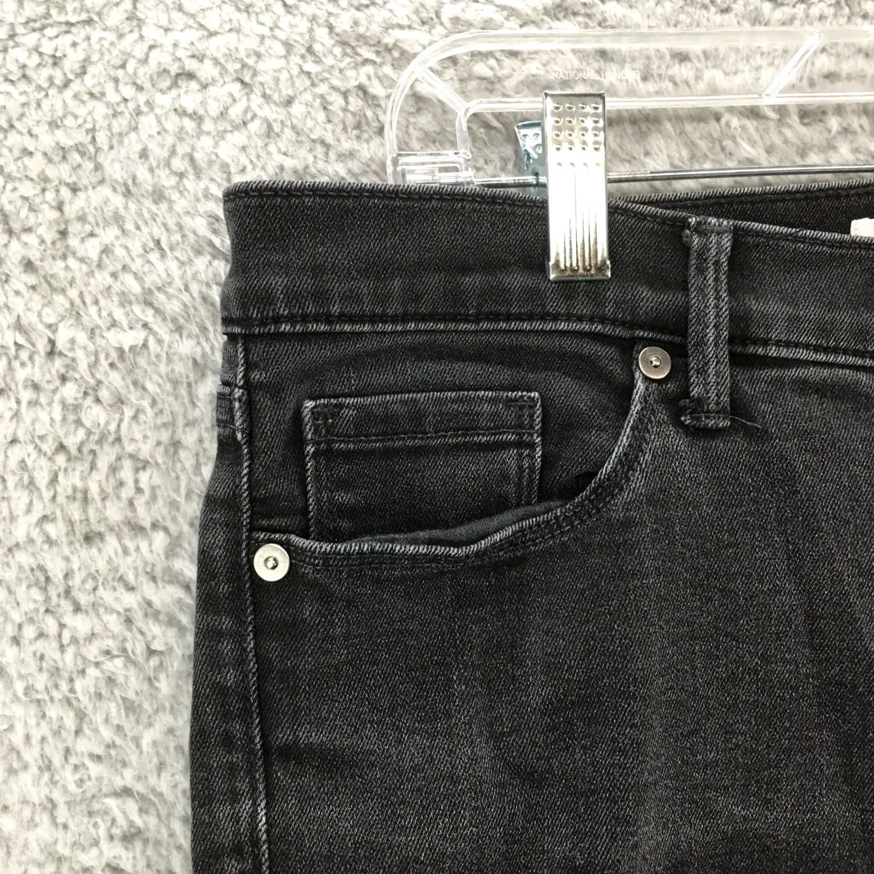 Banana Republic Banana Republic Jeans Mens 31 Black Skinny Ankle Tapered Low Rise Zip Fly 5-Pocket Denim Slim Modern Men Size US 31 - 3 Thumbnail