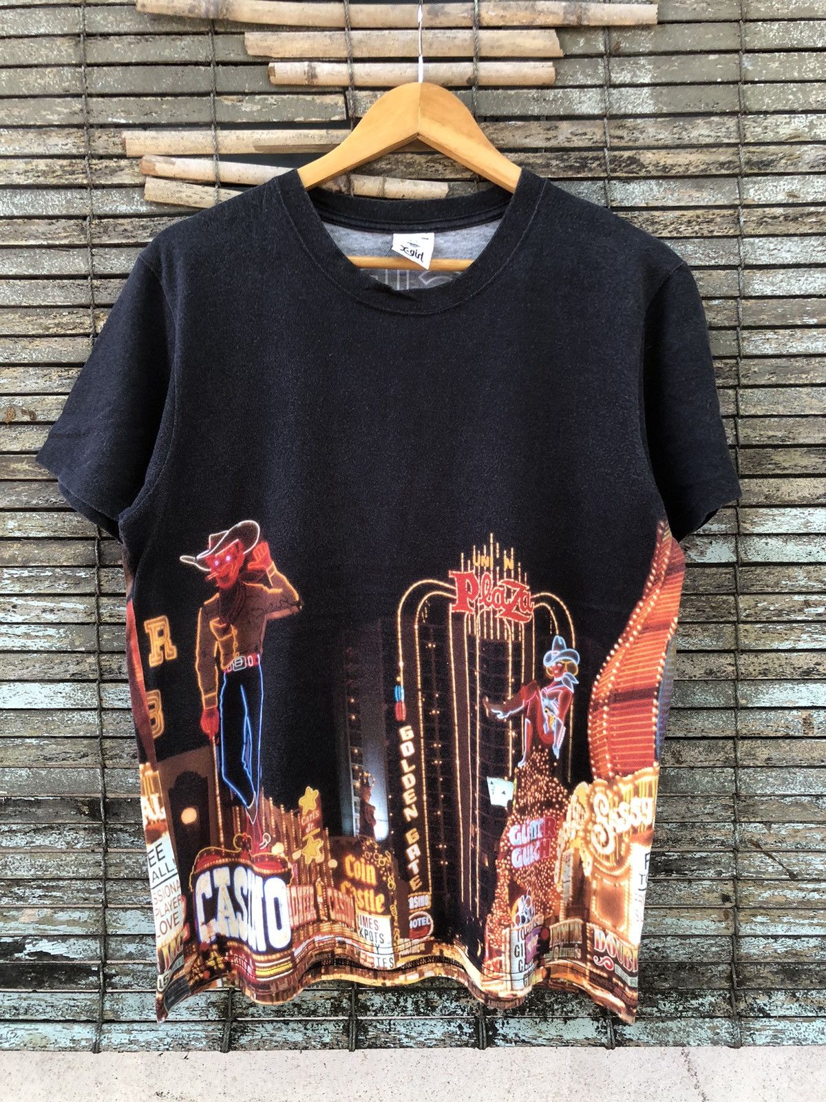 Japanese Brand × Vintage Vintage Y2K OVP Casino X-Girl Tshirt Size US M / EU 48-50 / 2 - 1 Thumbnail