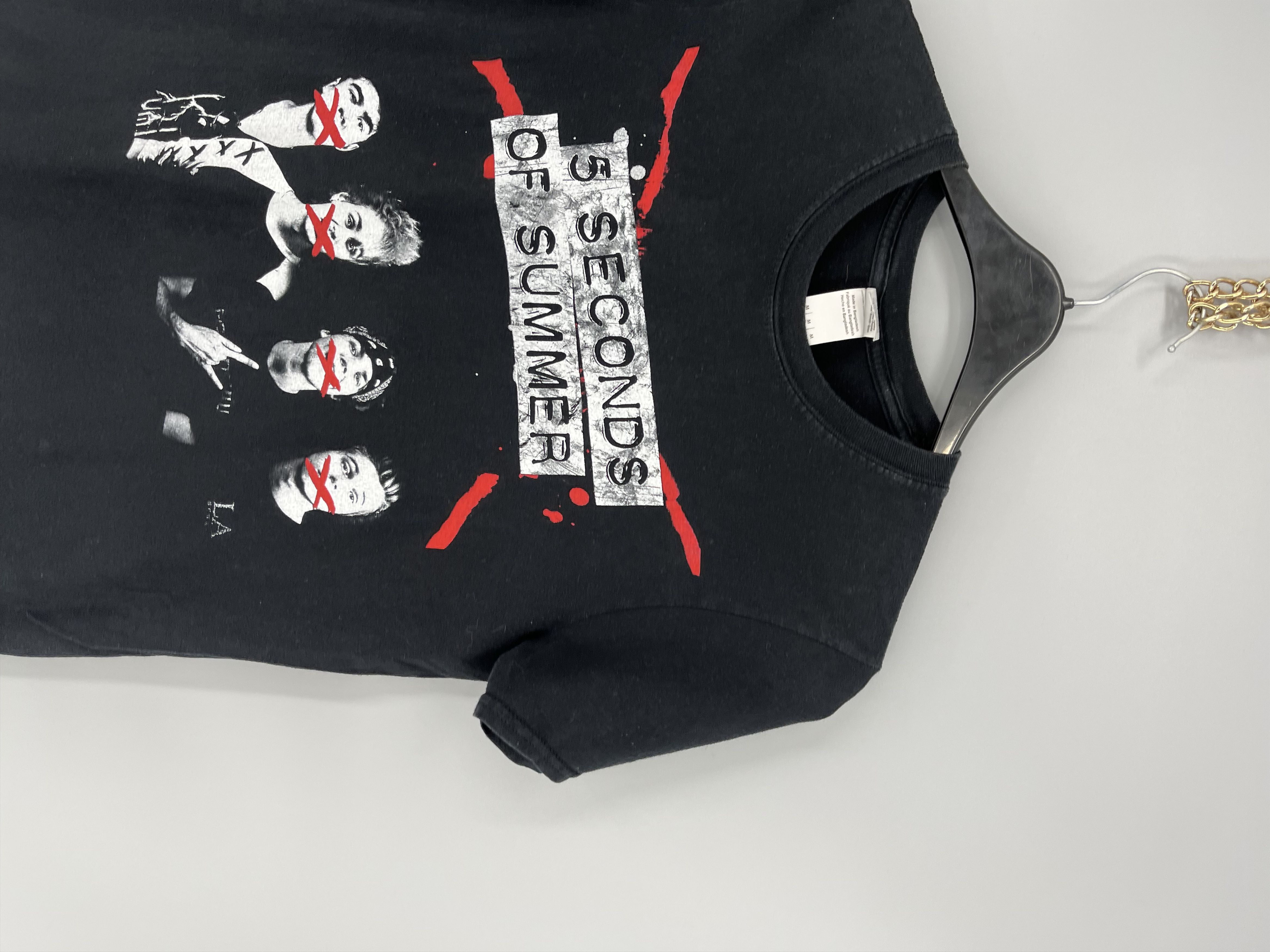 Band Tees 2015 5 Second Of Summer Tour T-Shirt Size US M / EU 48-50 / 2 - 5 Thumbnail