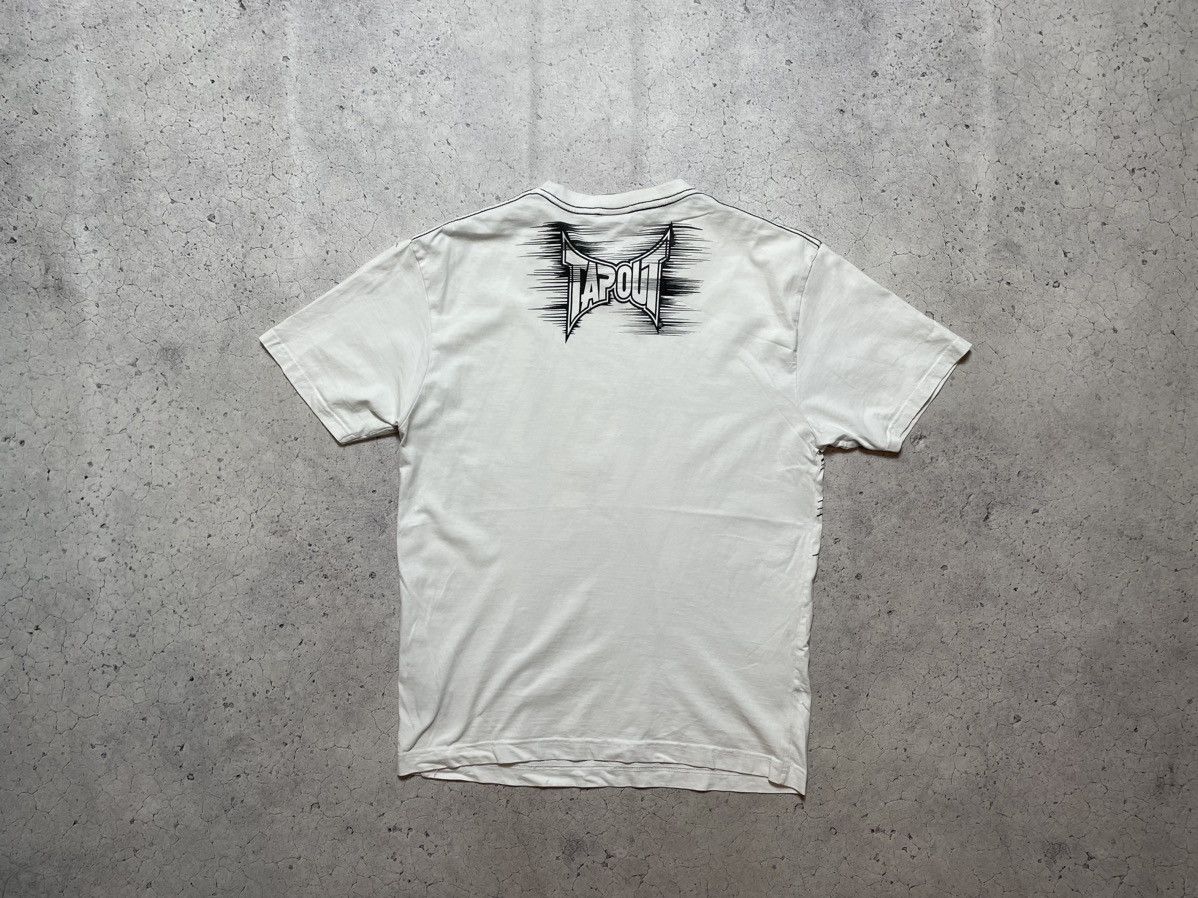 Tapout Vintage Tapout Big Logo White Y2K T-Shirt Size US L / EU 52-54 / 3 - 2 Thumbnail