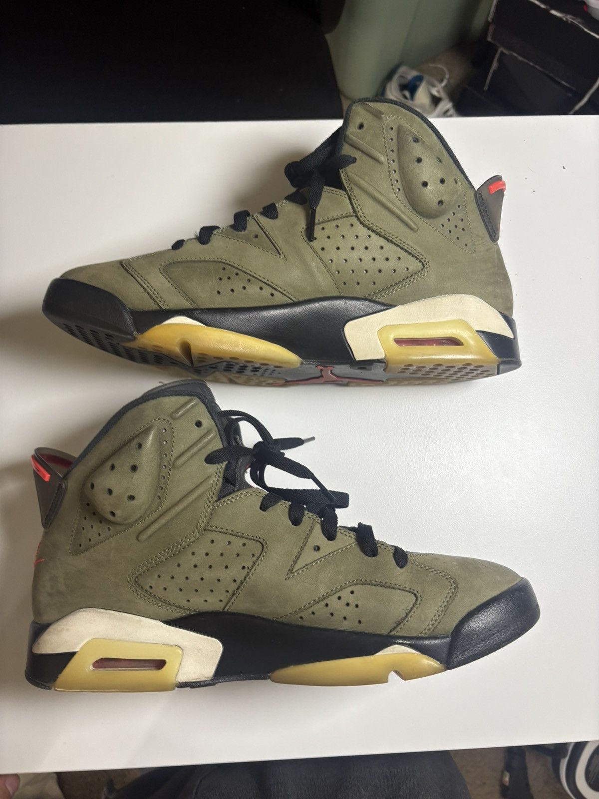 Jordan Brand × Travis Scott Ajr Jordan 6 X travis Scott olive Size US 11 / EU 44 - 3 Thumbnail