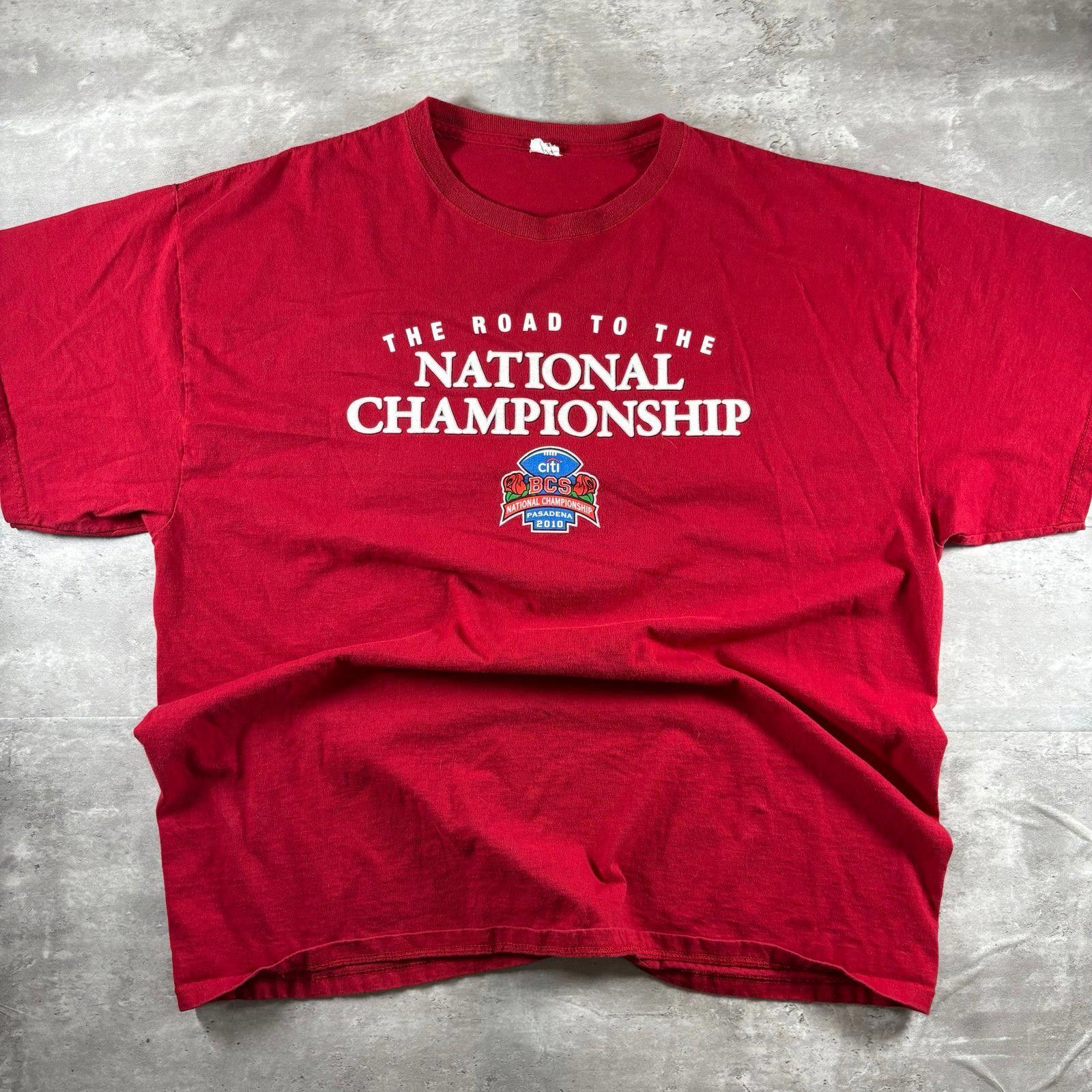 Fruit Of The Loom Vintage Bama vs Texas football t shirt Size US XL / EU 56 / 4 - 2 Thumbnail