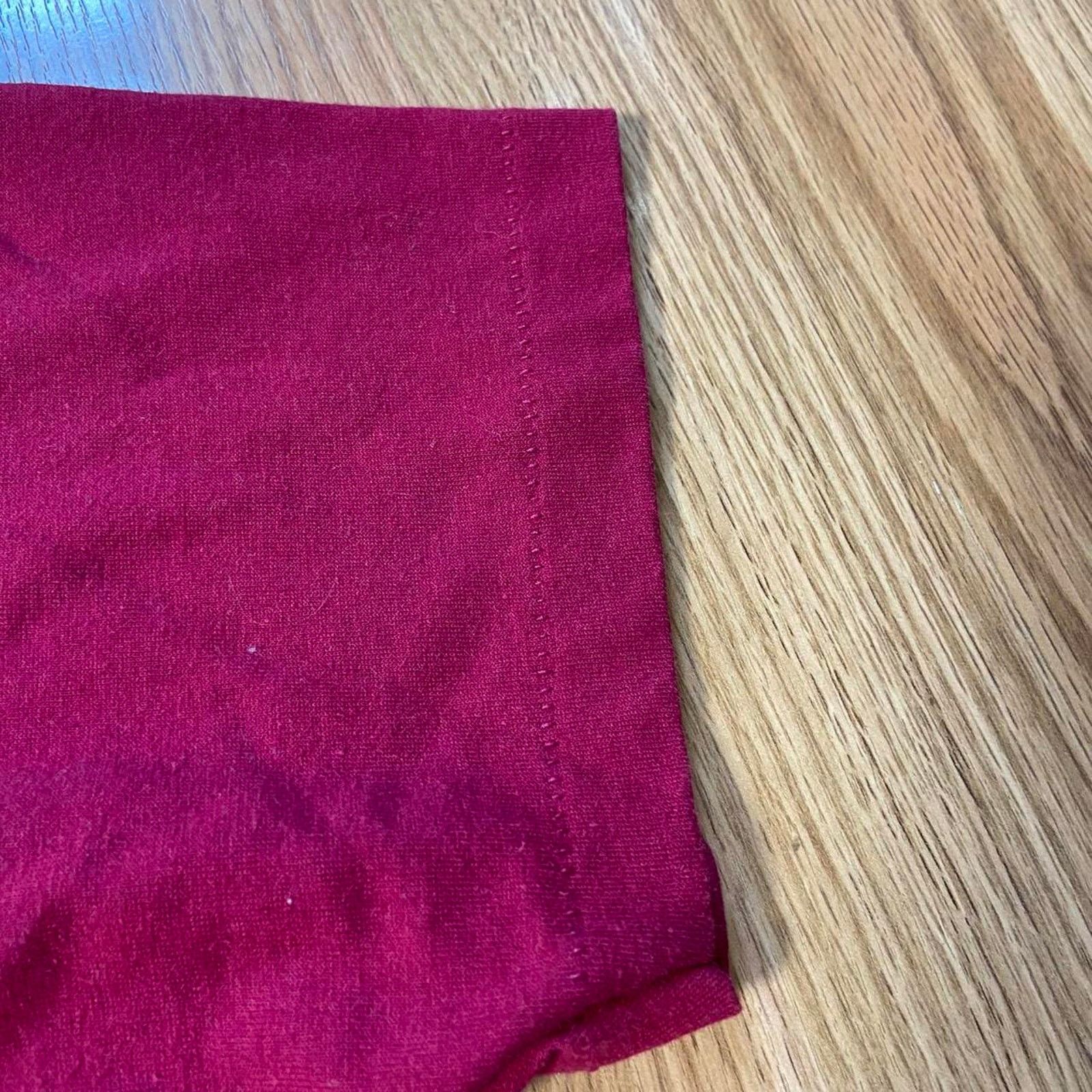 Hanes 80s burgundy nebraska college tee Size US L / EU 52-54 / 3 - 3 Thumbnail