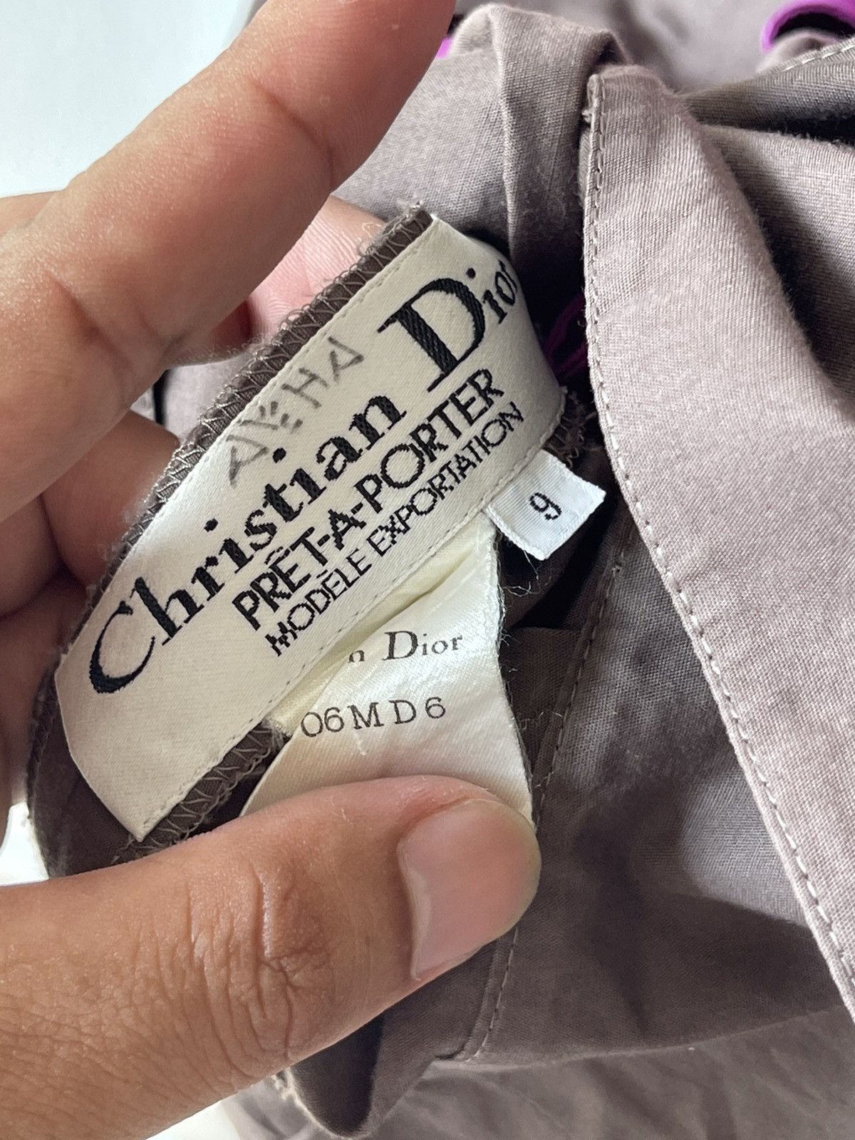 Dior 90s Chistian Dior Modele expropriation Sleeveless A1 Size M / US 6-8 / IT 42-44 - 9 Thumbnail