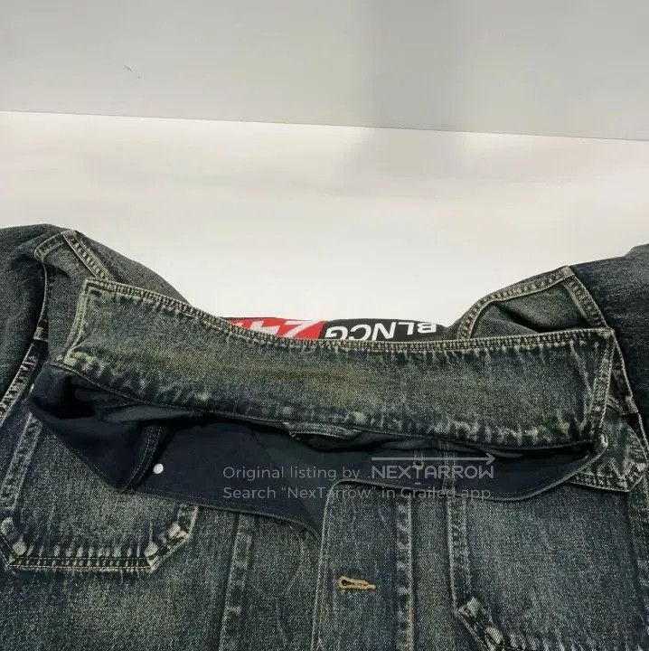 Balenciaga Balenciaga Vintage Logo Denim Jacket for Men. Size US L / EU 52-54 / 3 - 4 Thumbnail