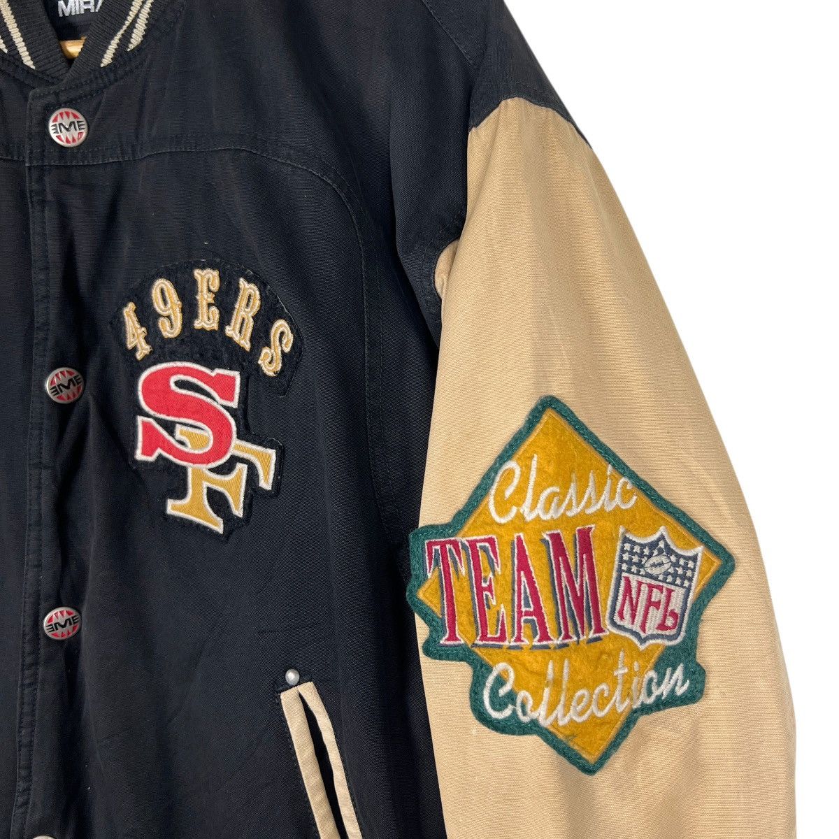 Mirage 🔥 VINTAGE NFL 46ERS SAN FRANCISCO TEAM BOMBER JACKET Size US M / EU 48-50 / 2 - 9 Thumbnail