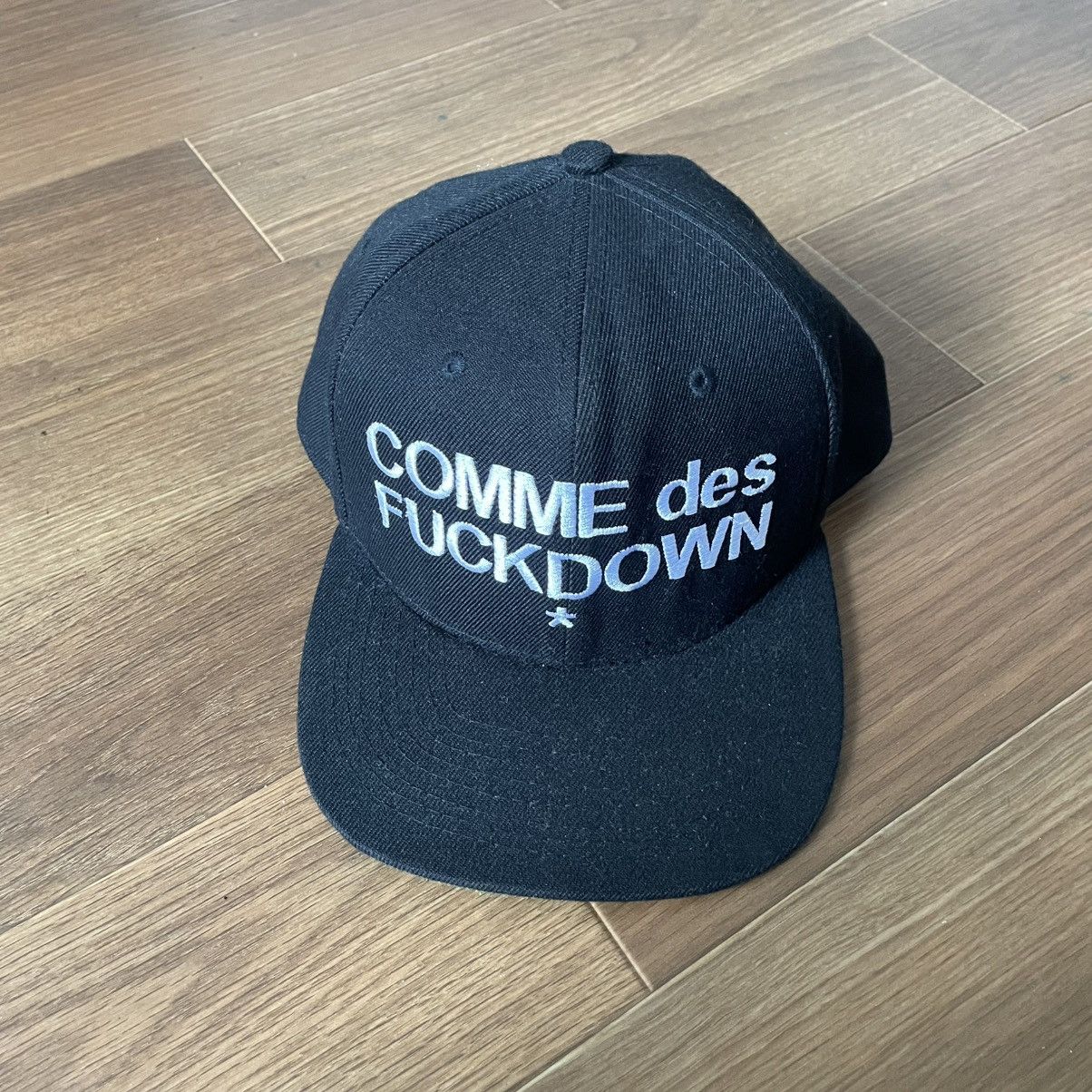 Comme Des Fuck Down comme des fuck down black cap Size ONE SIZE - 1 Thumbnail