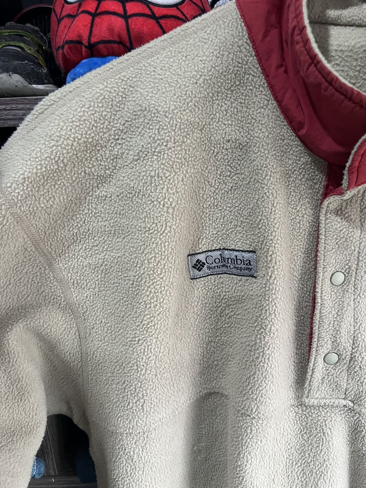 Columbia 🔥Vintage Columbia Half Button Fleece Jacket Size US L / EU 52-54 / 3 - 10 Thumbnail