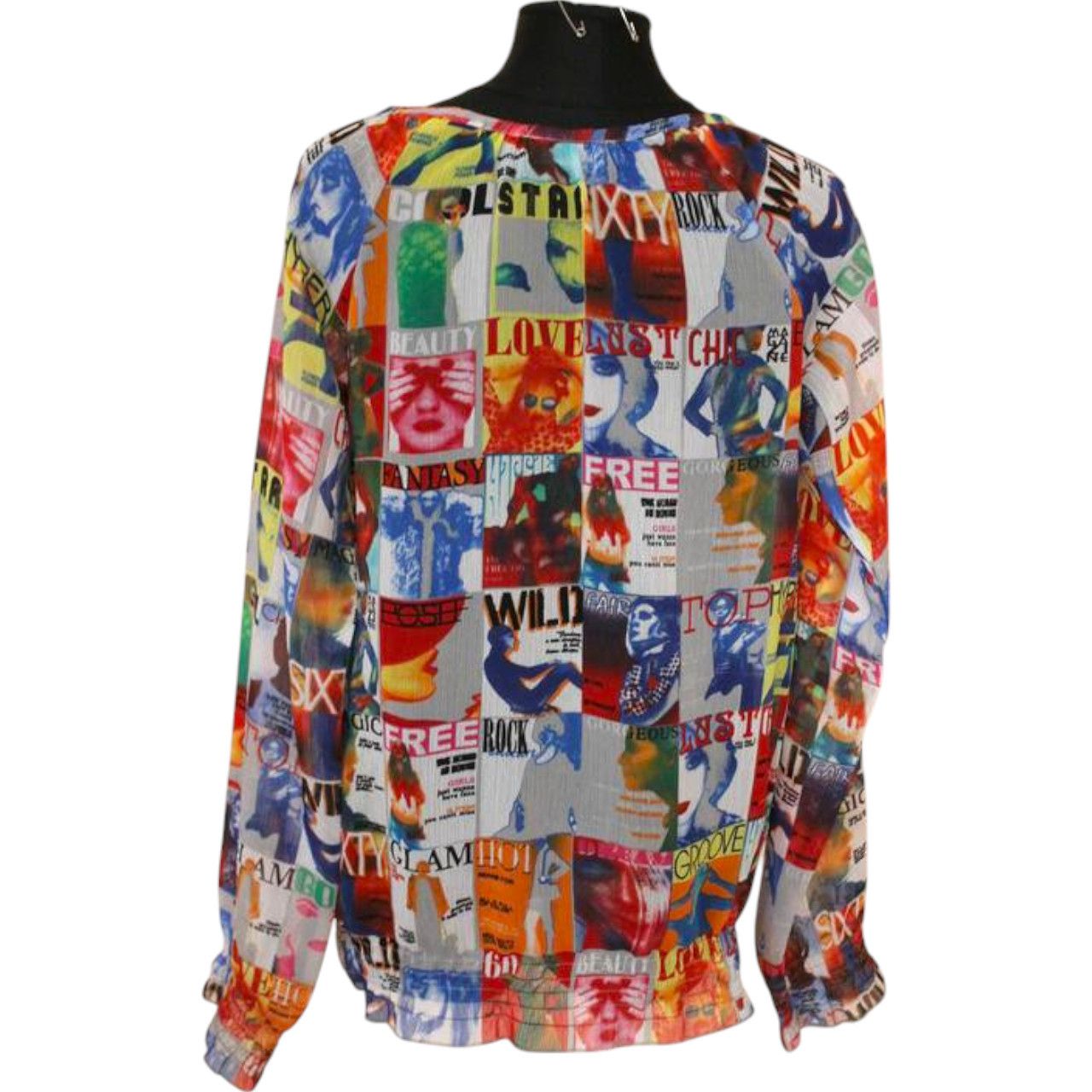 Other y2k print blouse sz xs Size XS / US 0-2 / IT 36-38 - 2 Thumbnail