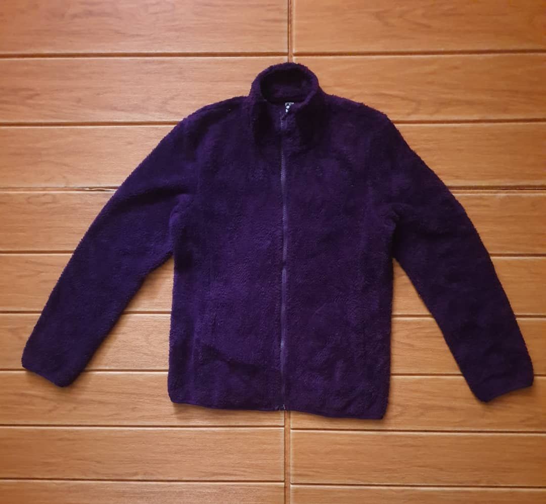 Japanese Brand Uniqlo purple colour Japanese brand Fleece sweater Size M / US 6-8 / IT 42-44 - 1 Thumbnail