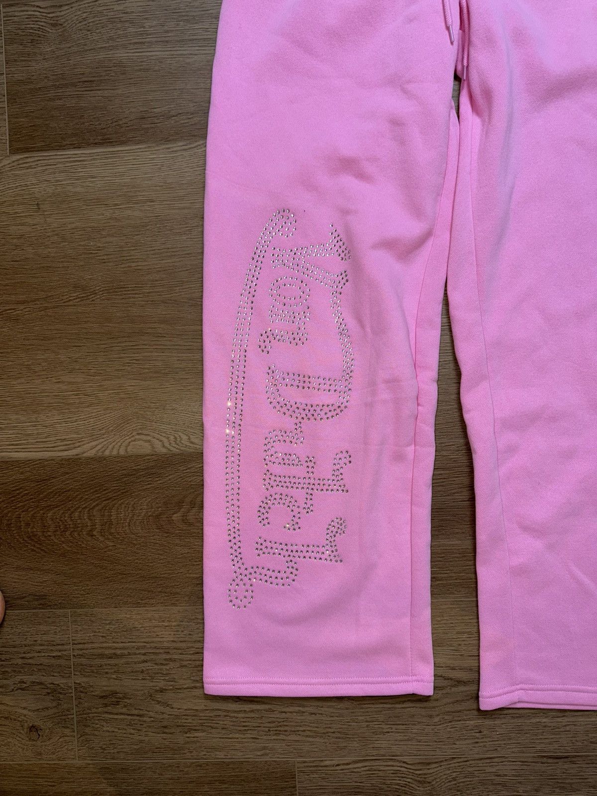 Von Dutch Von Dutch Rhinestone Pink Sweatpants Large Brand New Size 32" / US 10 / IT 46 - 2 Thumbnail