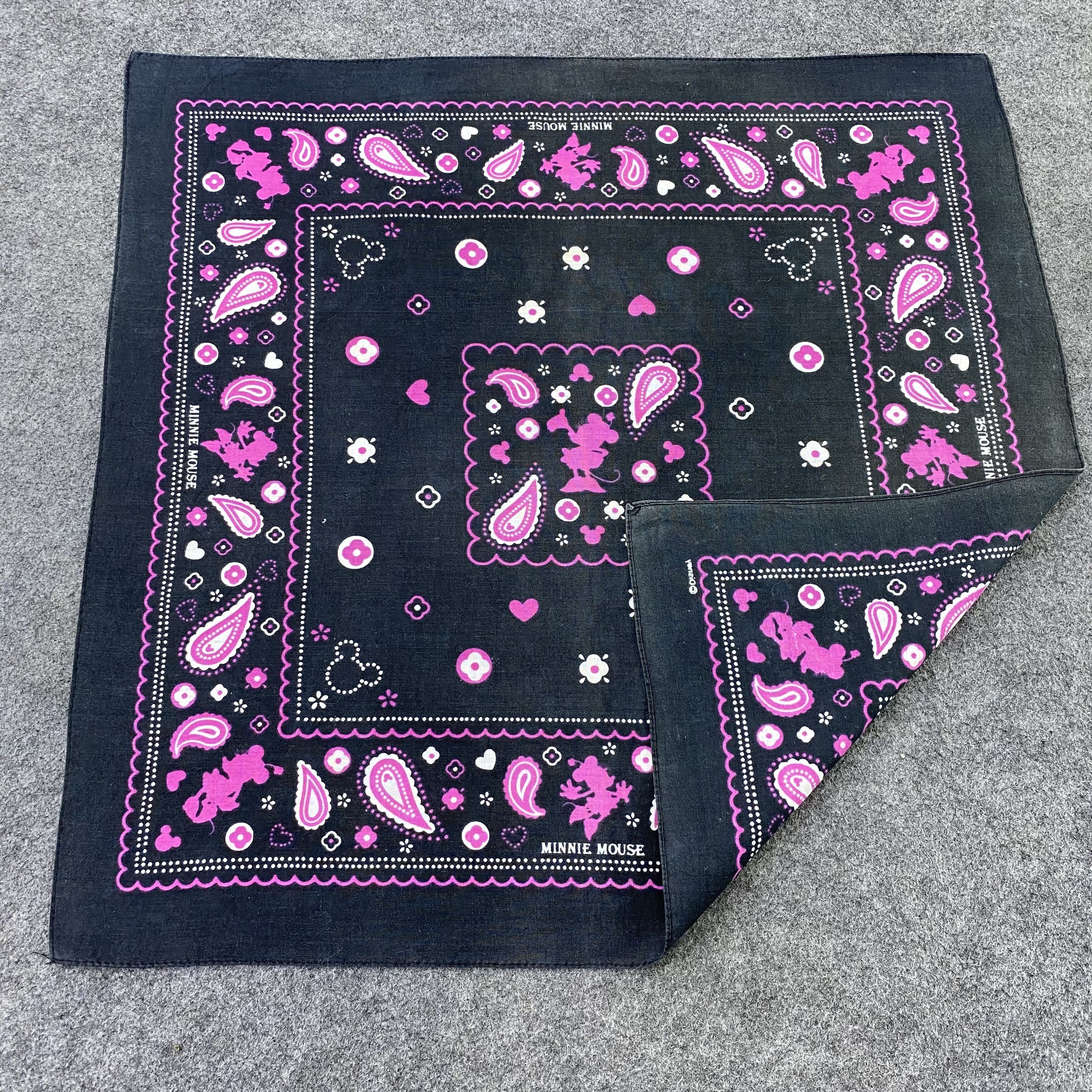 Anime Paislee Disney Handkerchief Cartoon Mickey mouse-B1418 Size ONE SIZE - 5 Thumbnail