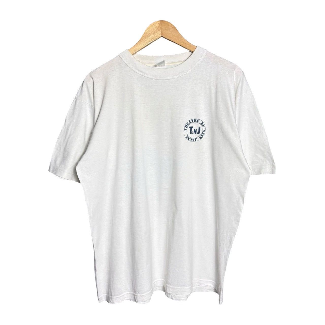 Vintage Vintage 90s Theatre de Nain Jaune Art Graphic T-Shirt Size US XL / EU 56 / 4 - 2 Thumbnail