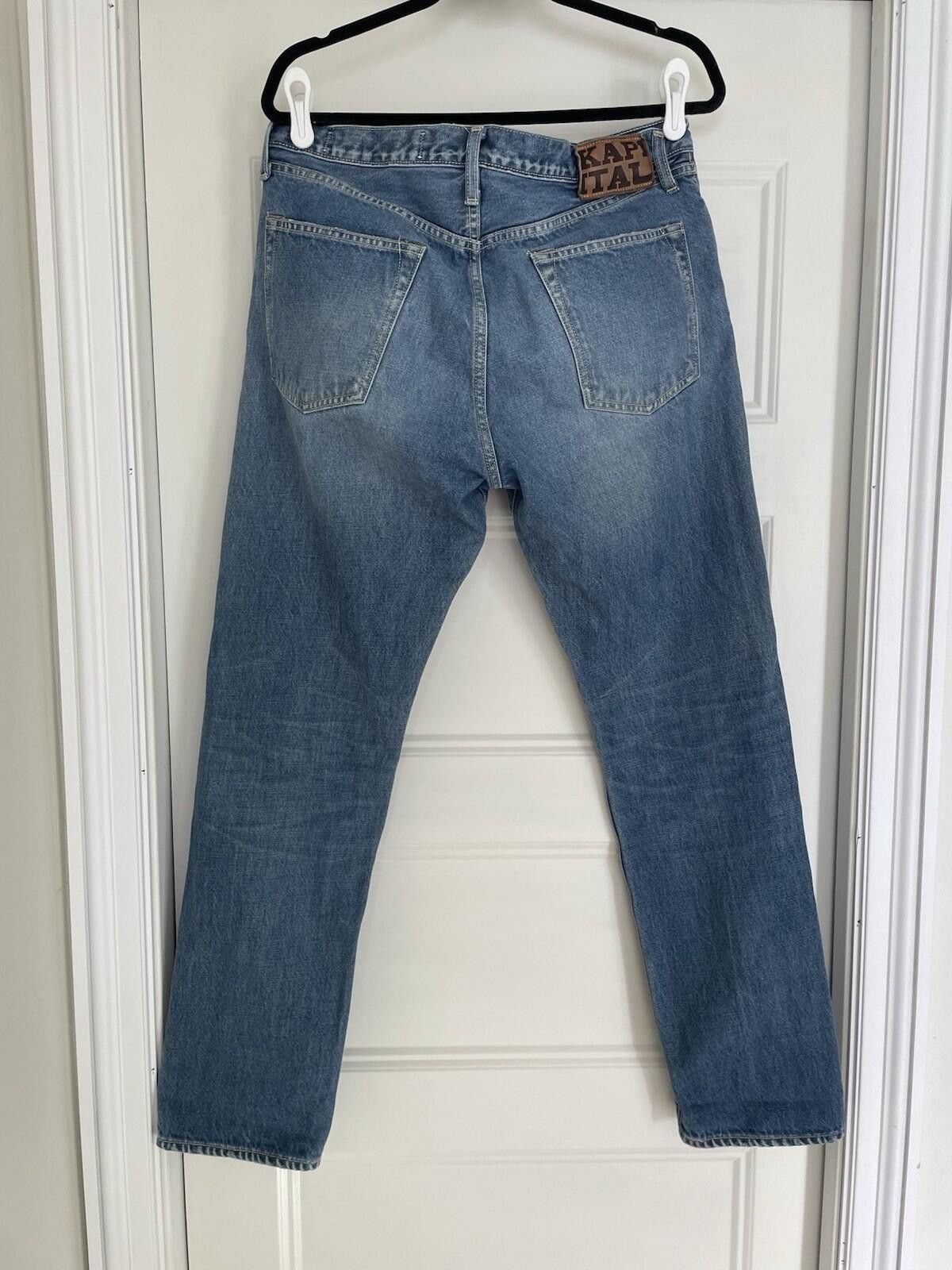 Kapital Kapital Denim 5P MONKEY CISCO Light Wash 34 Jeans Size US 34 / EU 50 - 2 Thumbnail
