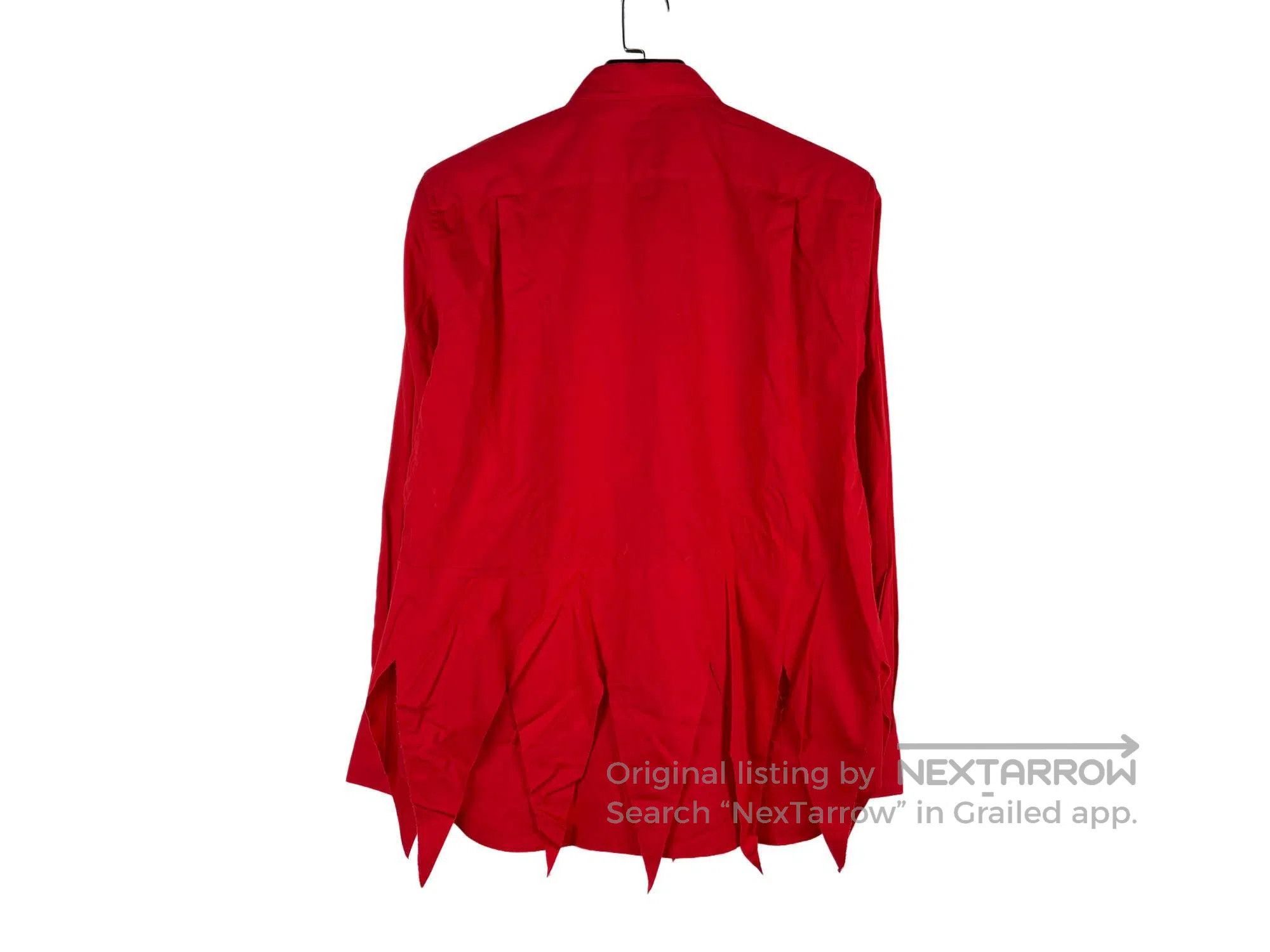 Other Comme Des Garcons Main Line Red Sawtooth Hem Deconstructed Size S / US 4 / IT 40 - 2 Thumbnail