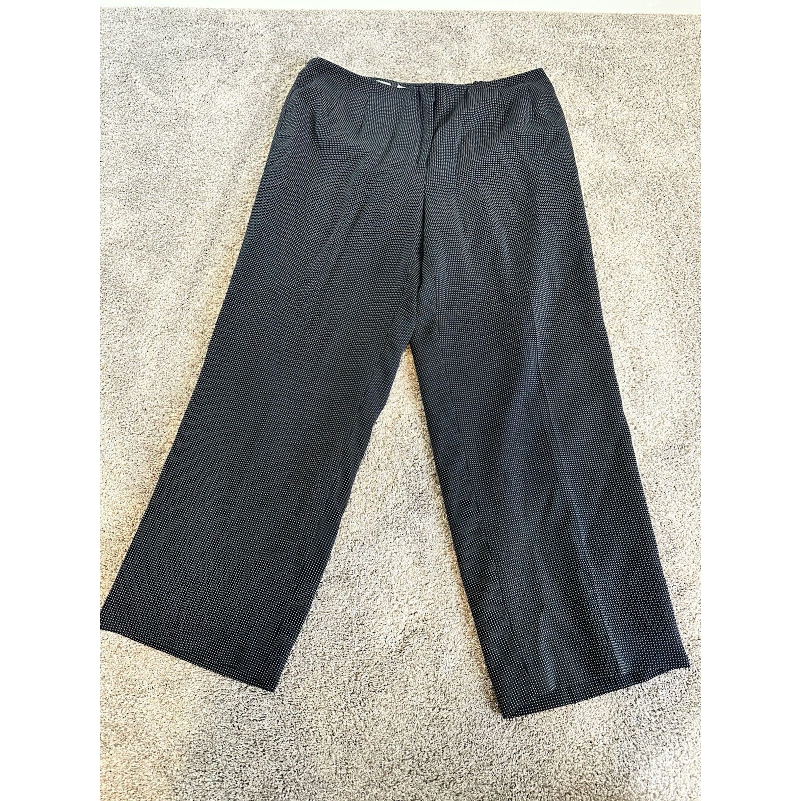 Talbots Vintage Talbots Pants Women 16W Blue White Y2K Polka Dots Size 38" / US 16 / IT 52 - 1 Thumbnail