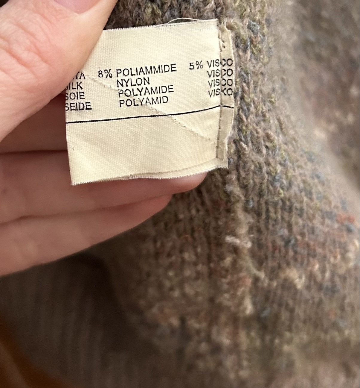 Missoni Vintage Missoni UOMO Wool Silk Blend Patchwork Cardigan L Size US L / EU 52-54 / 3 - 10 Thumbnail