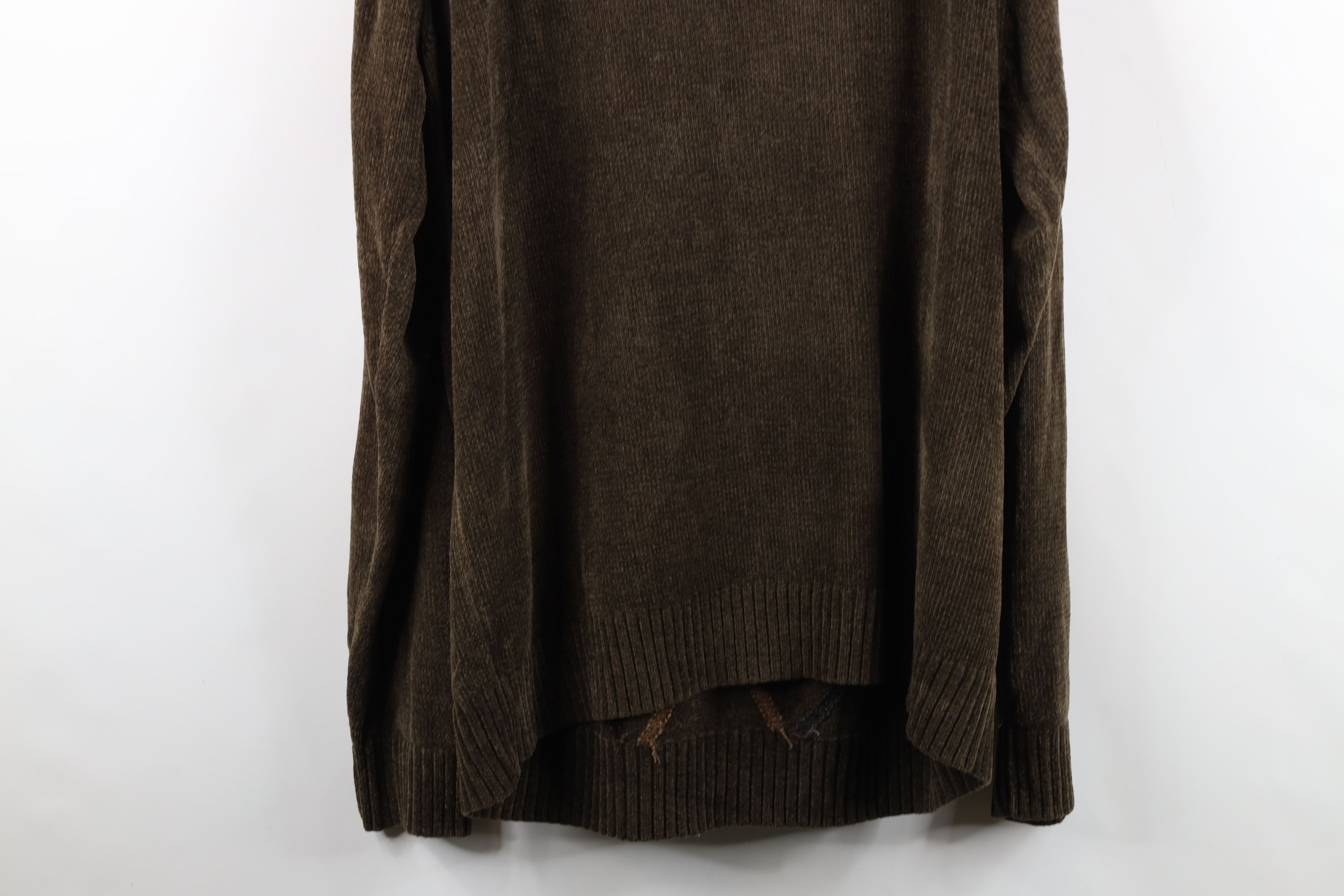 Vintage Vintage 90s Streetwear Ribbed Fleece Crewneck Sweater Size US XXL / EU 58 / 5 - 11 Thumbnail