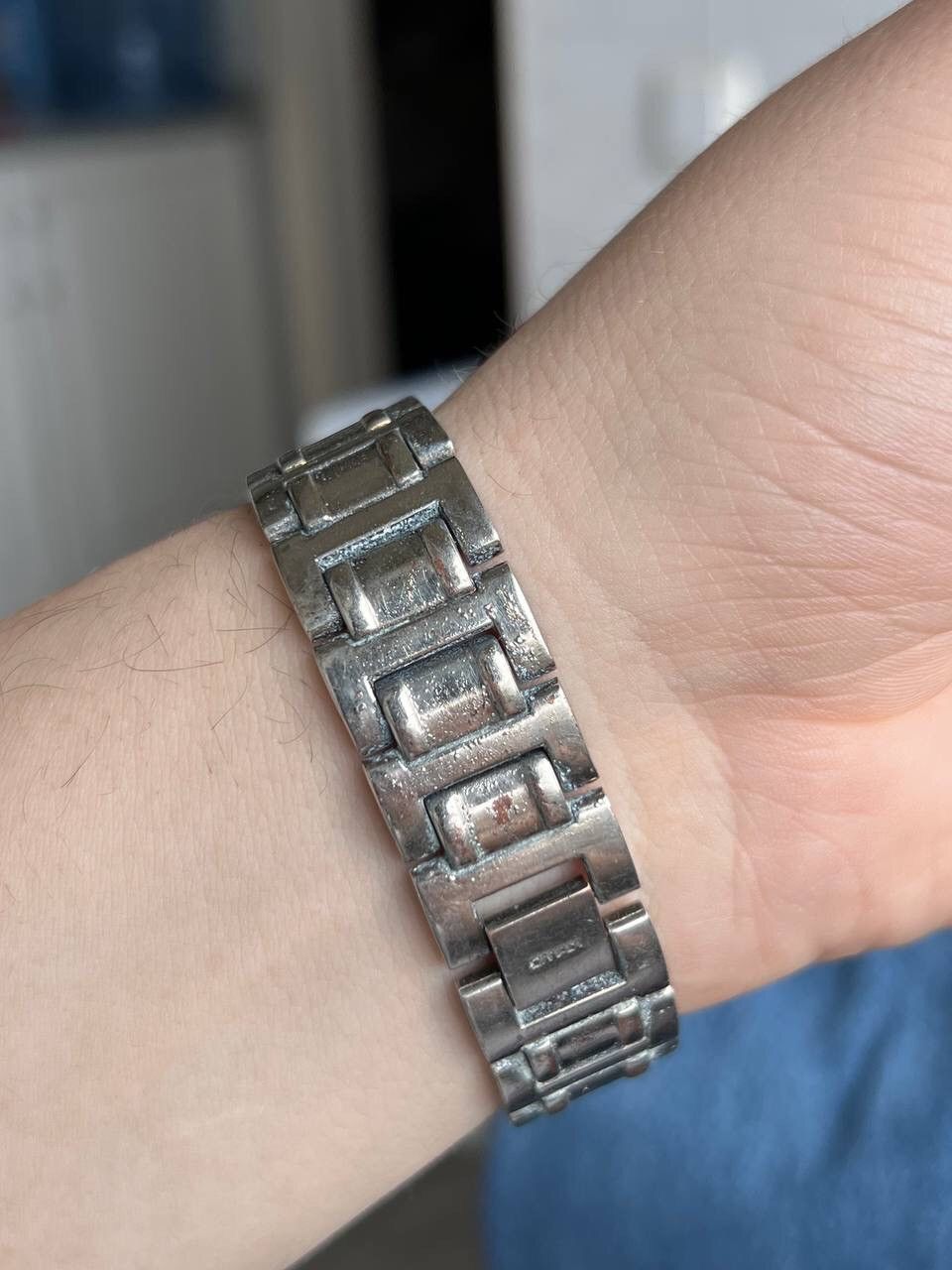 Japanese Brand × Vintage Vintage Japanese style 90s Omax Japan Watch Futuristic Steel Size ONE SIZE - 3 Thumbnail